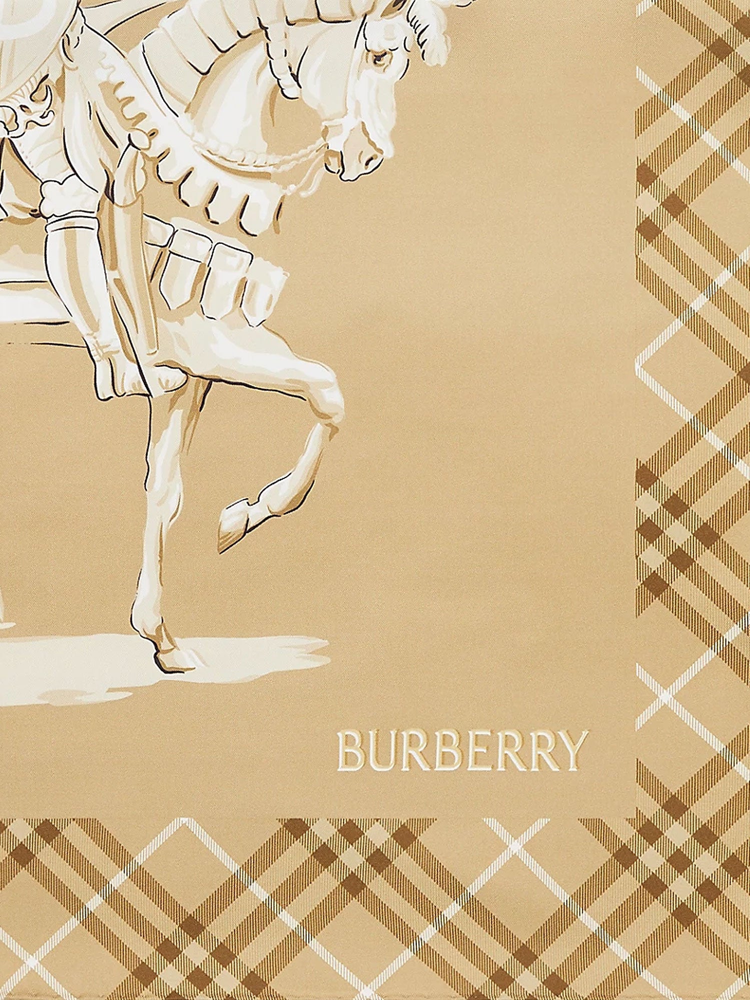Burberry Scarfs Finchbeige Seta