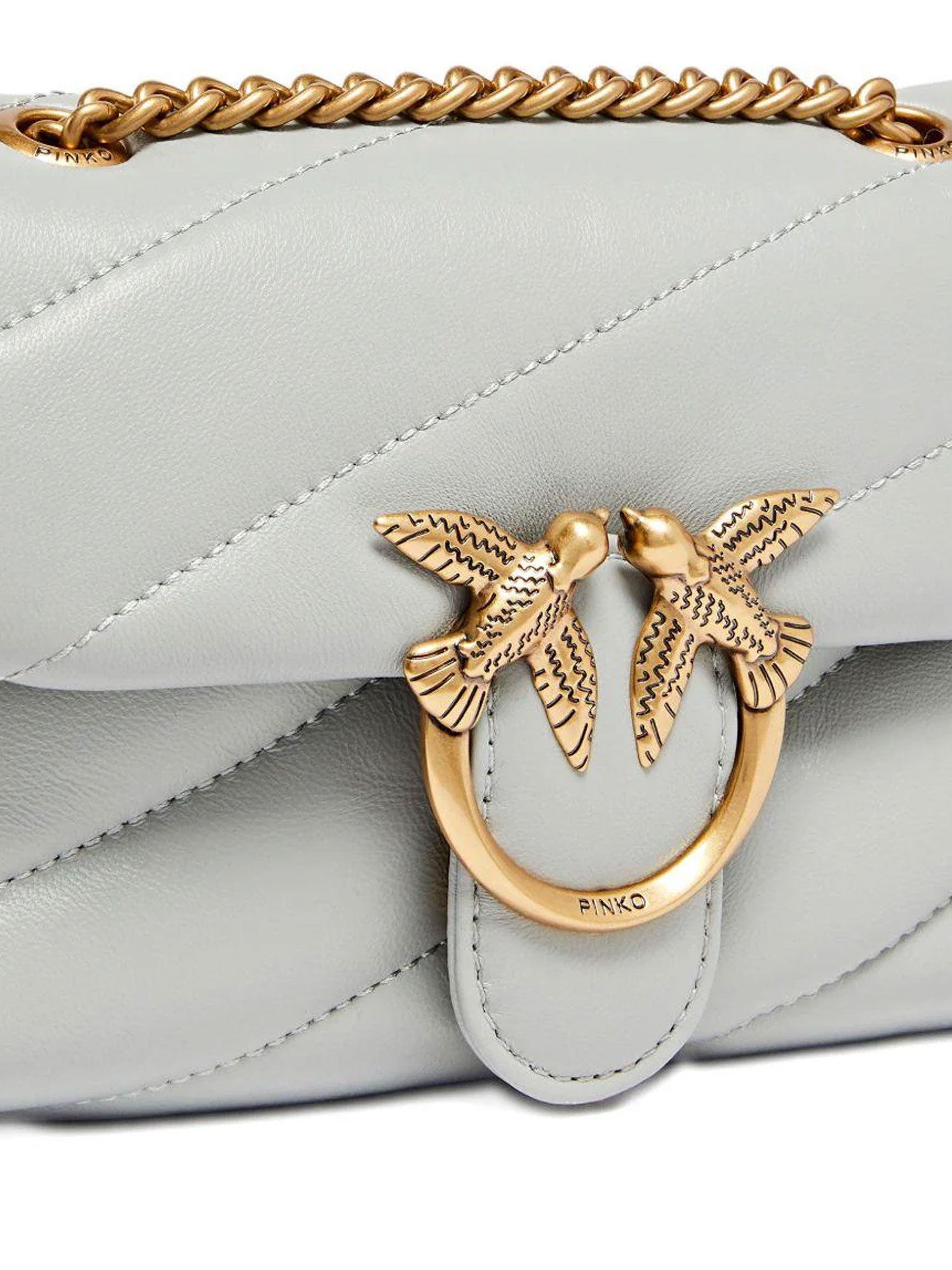 Pinko Bags Grey Pelle