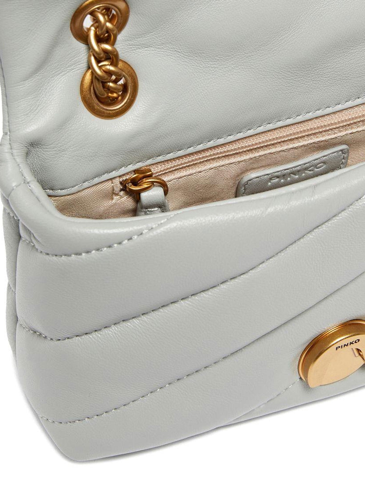 Pinko Bags Grey Pelle
