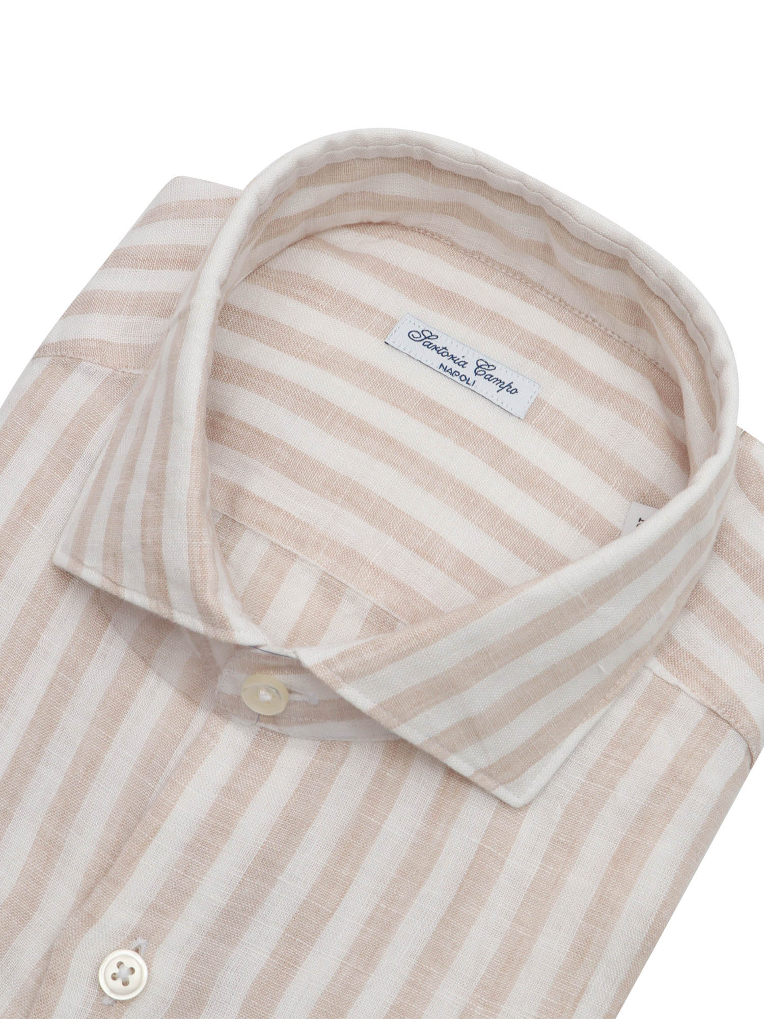 MAN SHIRT Beige Linen