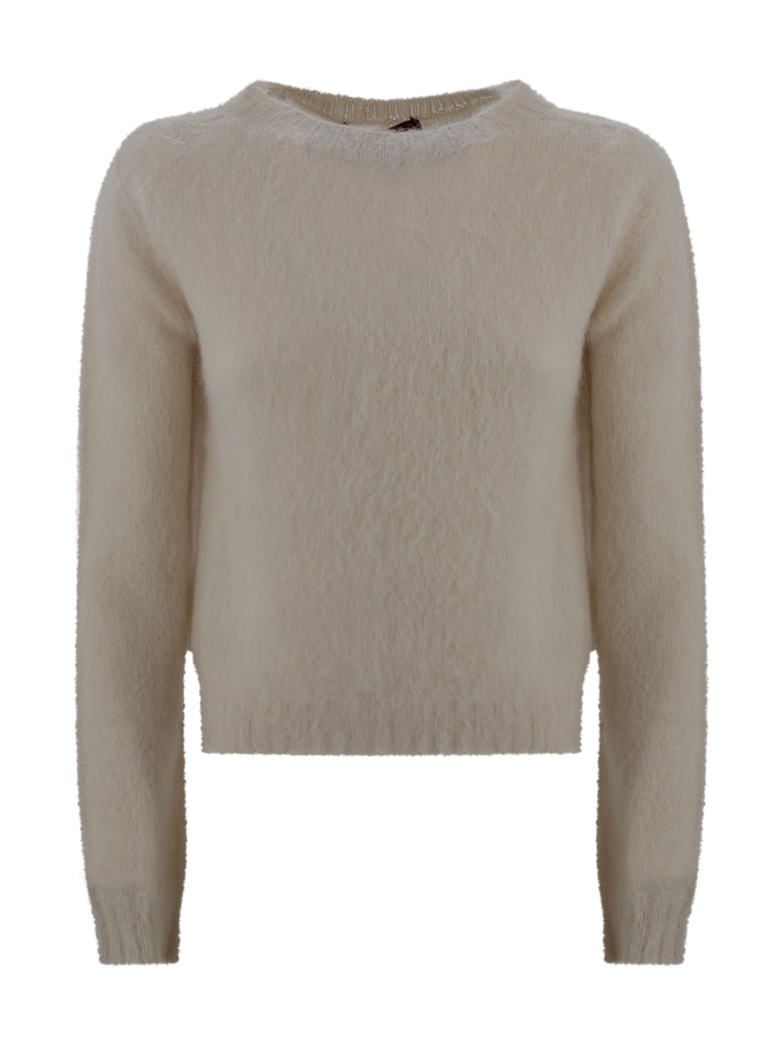 Max Mara Studio Sweaters Beige Poliamide