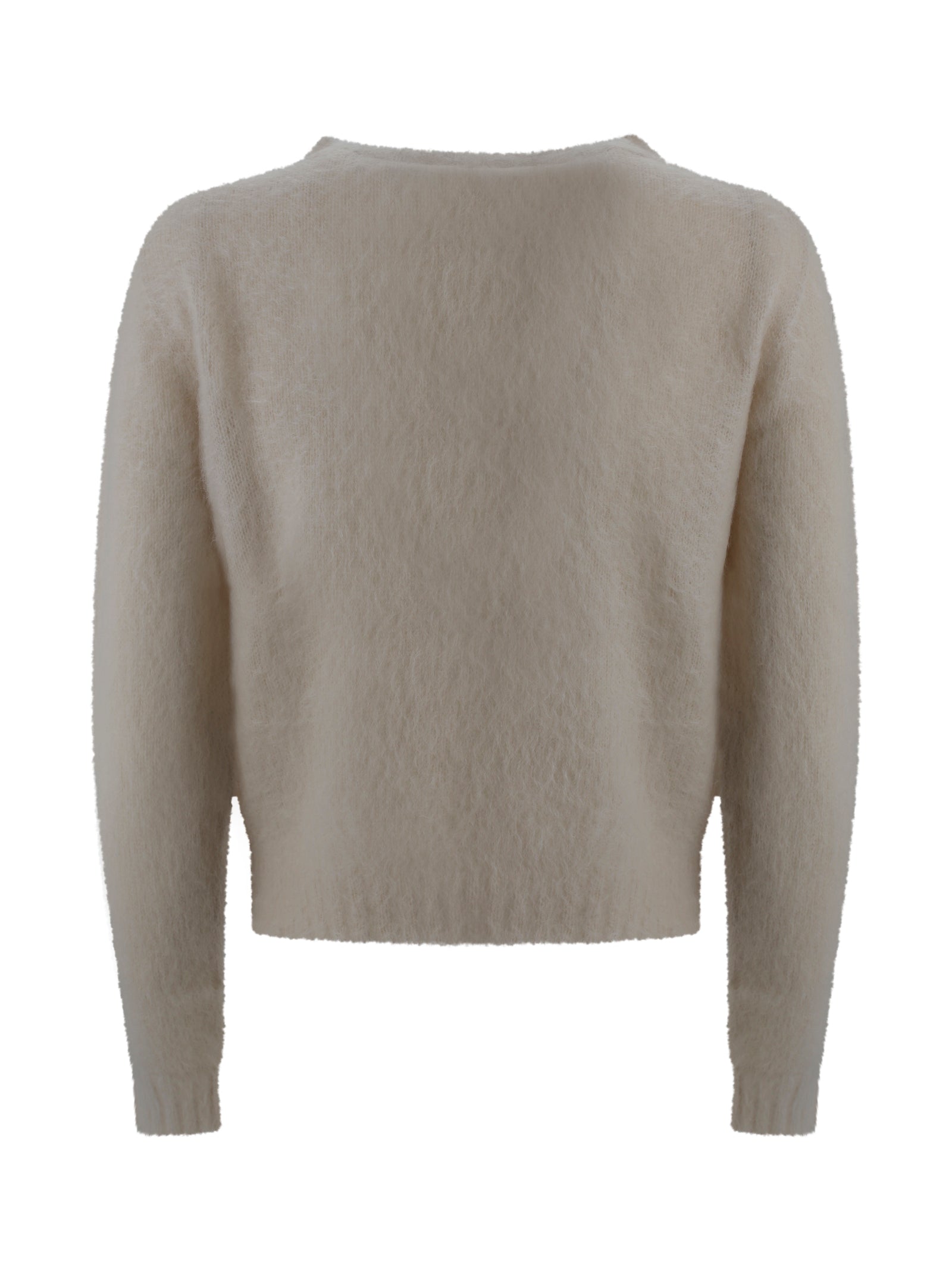 Max Mara Studio Sweaters Beige Poliamide