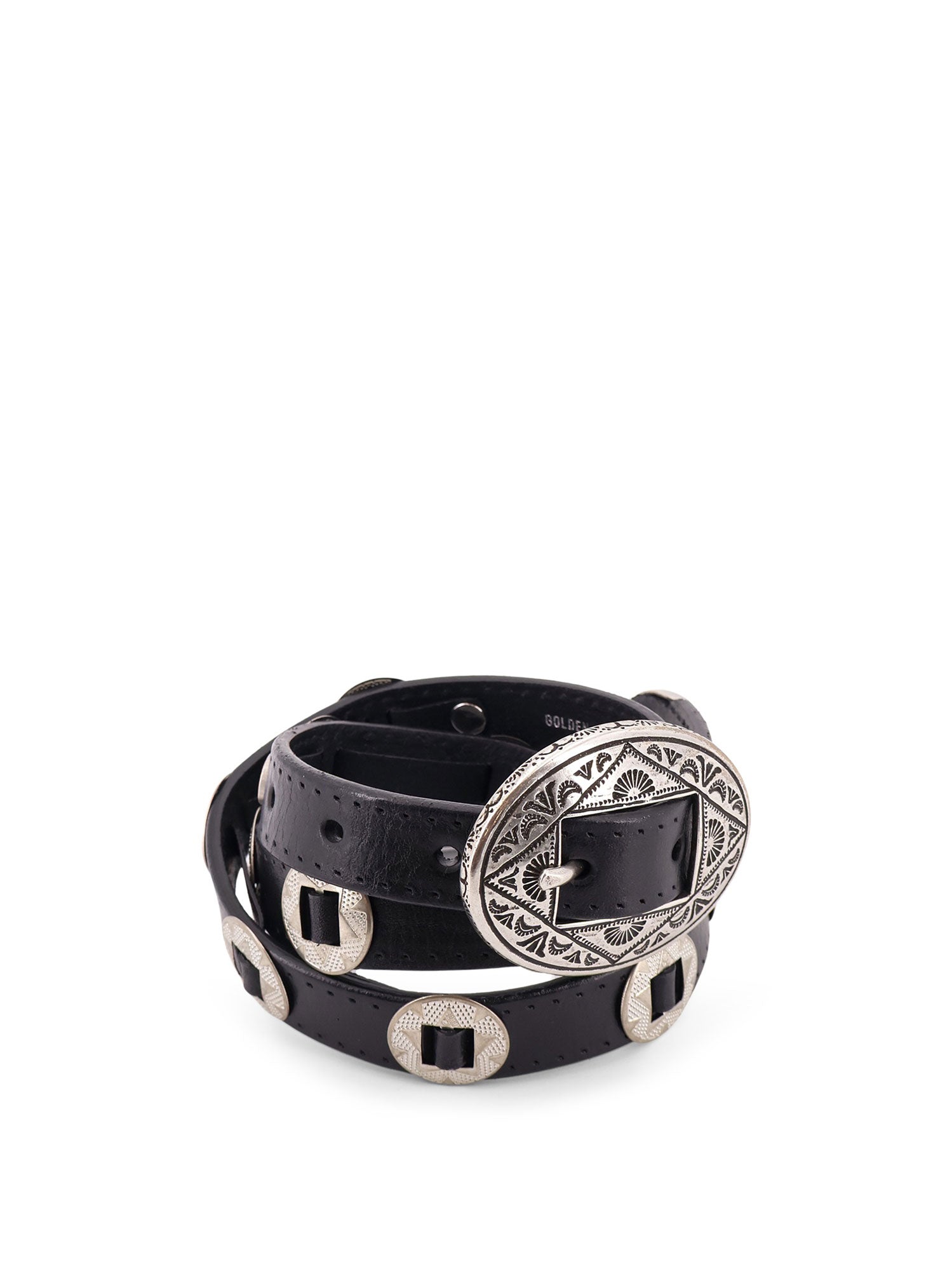 Golden Goose Belts Black Pelle