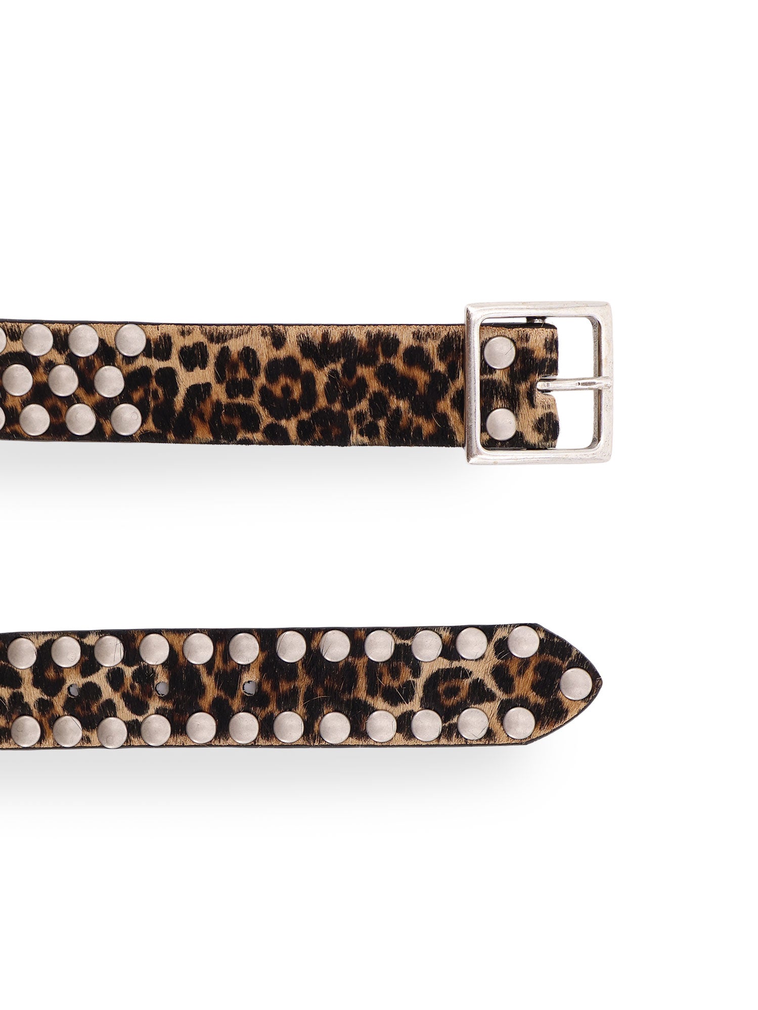 Golden Goose Belts Beige Brown Leo Black Pelle