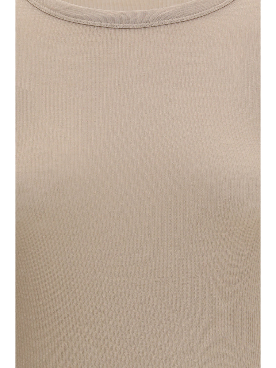 Long-Sleeve Top, Flesh Viscose T-shirts & Jerseys