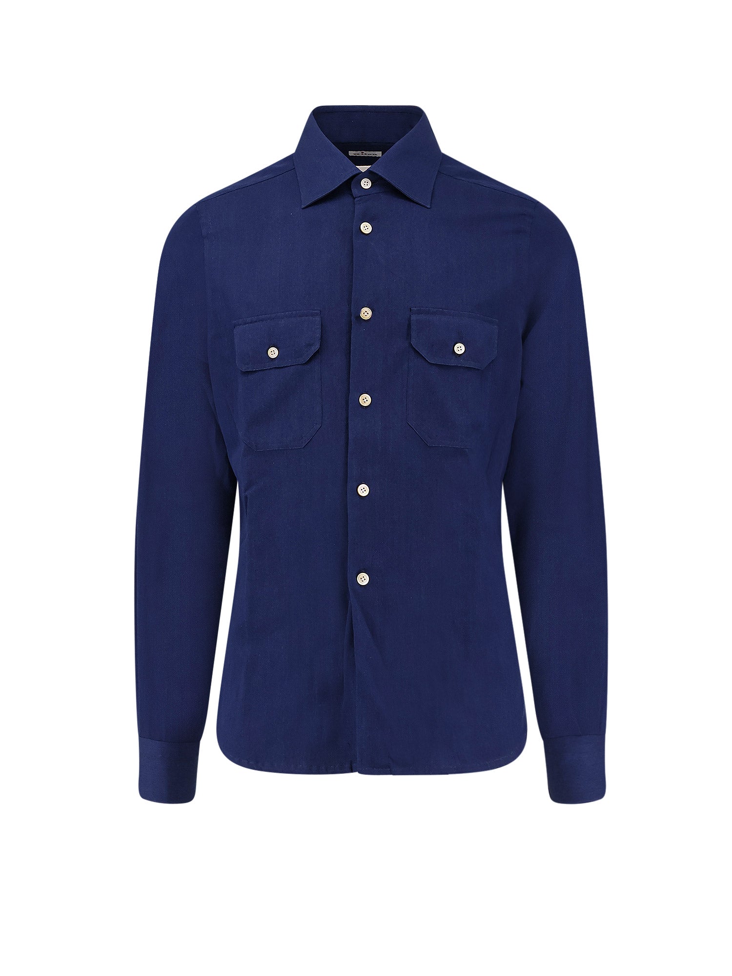 KITON CIRO PAONE Shirts Blue Cotone