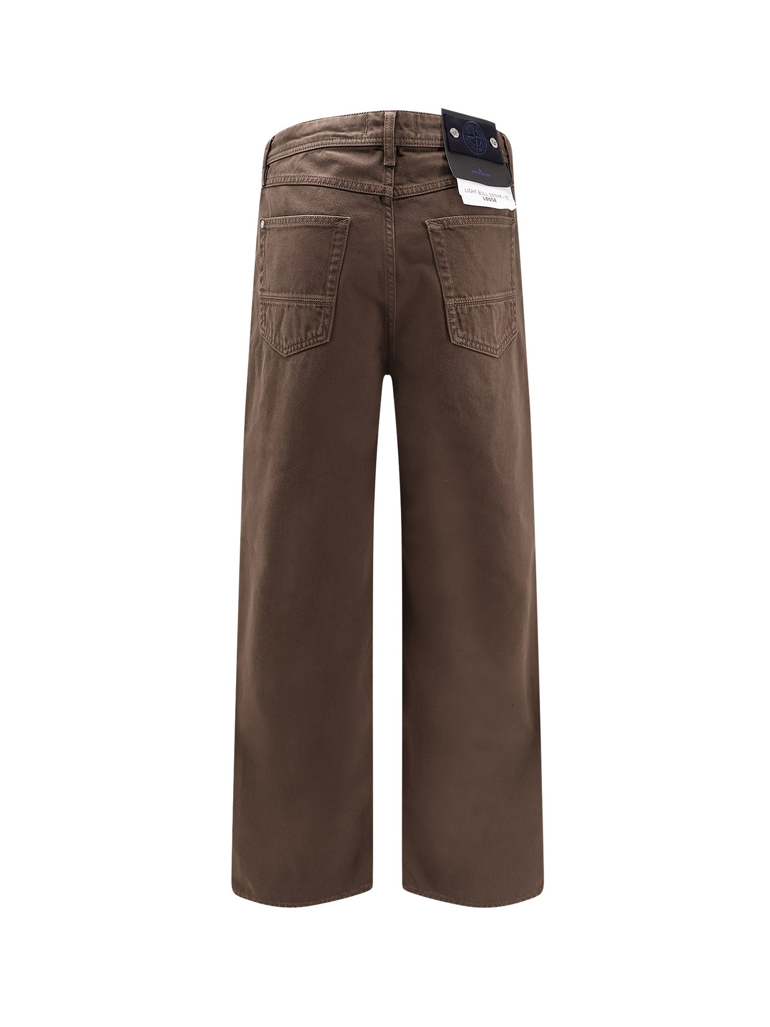 Stone Island Jeans Beige Cotone