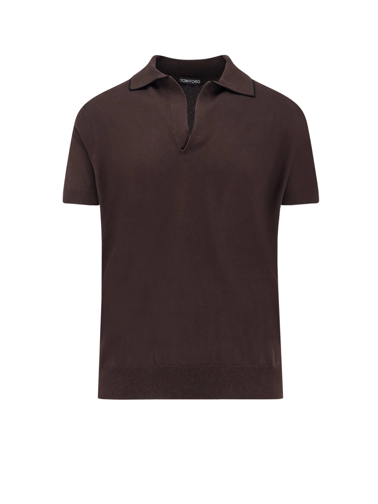 Tom Ford T-shirts and Polos Brown Cotone