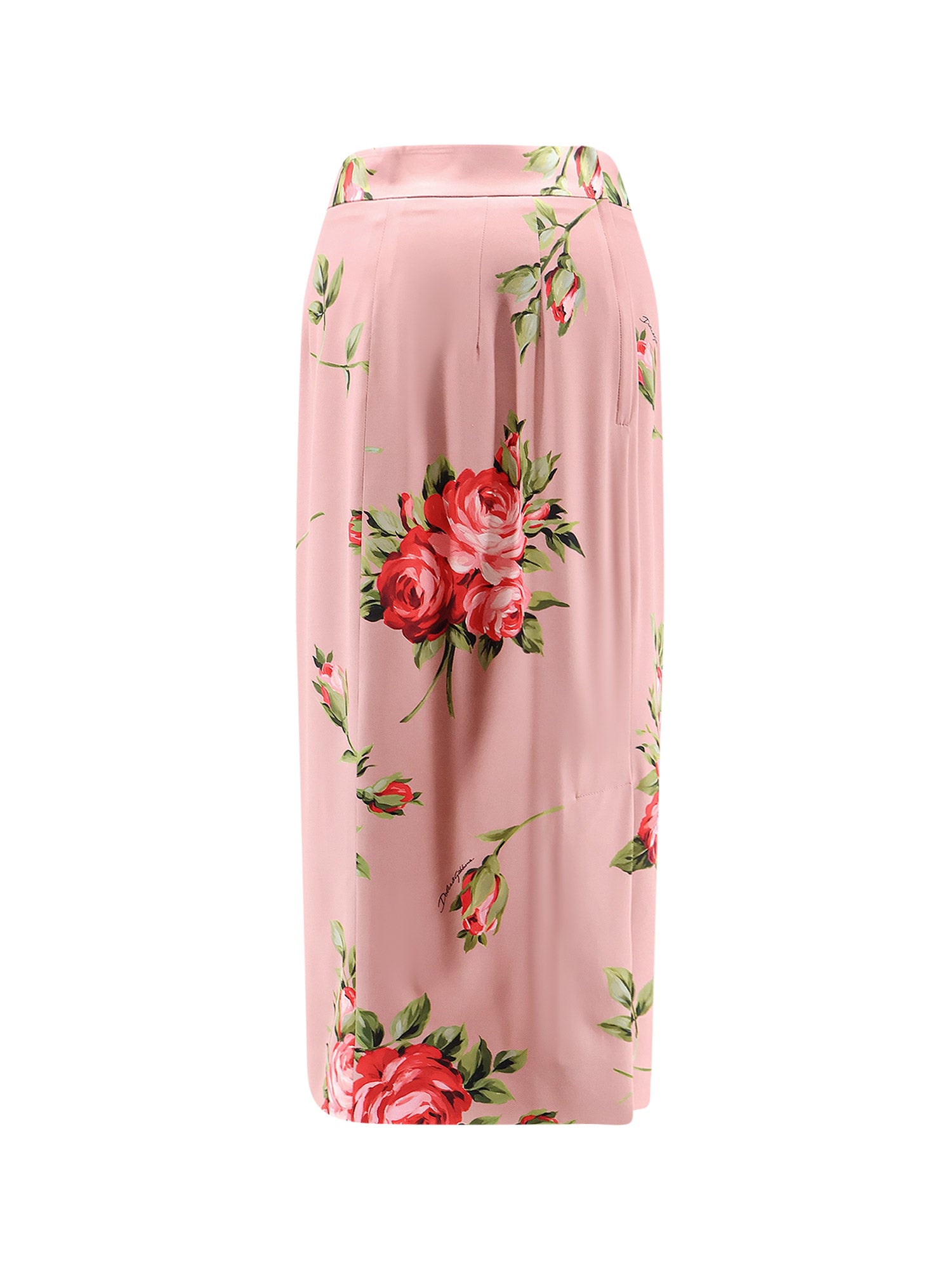 Dolce & Gabbana Skirts Bouquetrose Seta Elastan