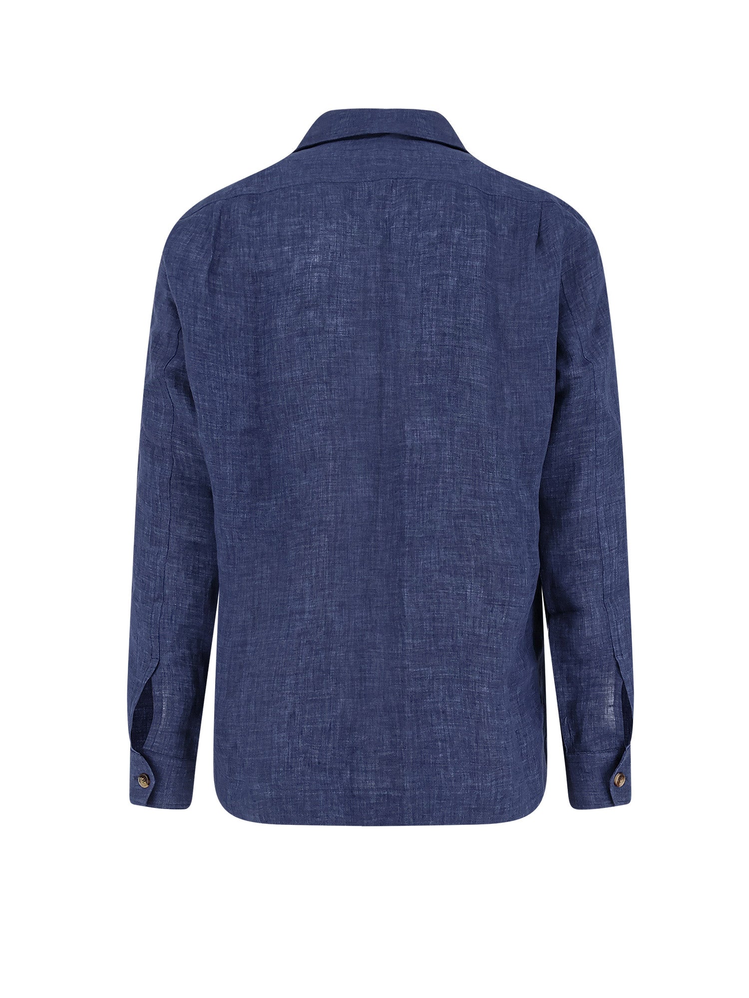 Brunello Cucinelli Shirts Blue Lino