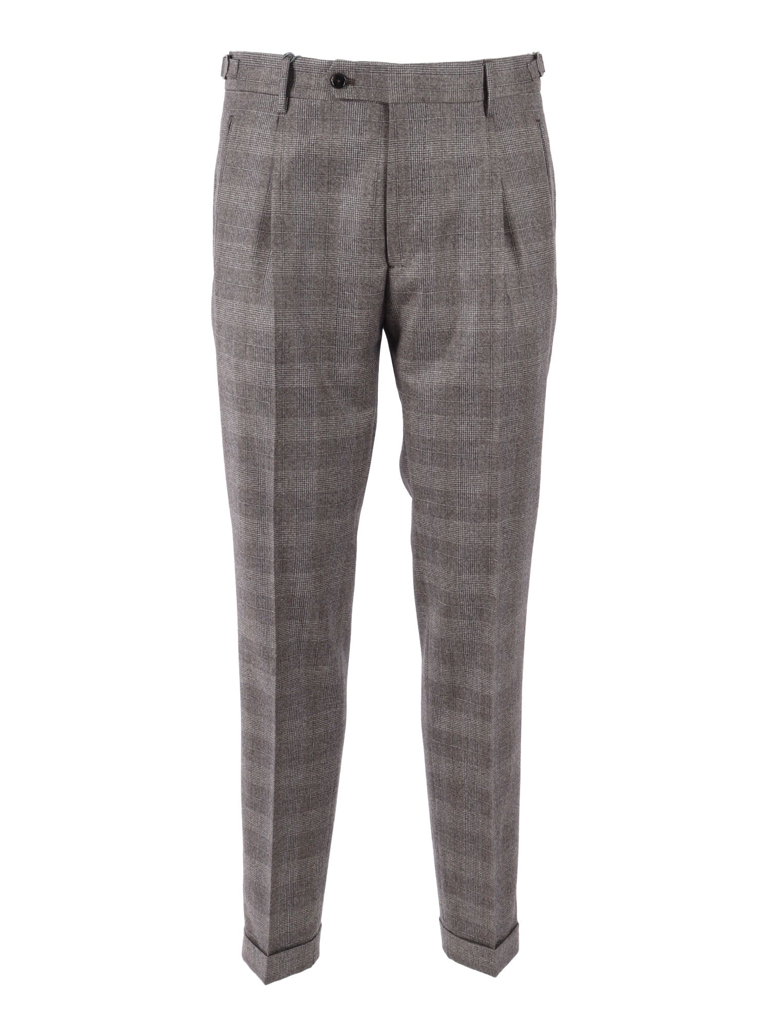 Retrolong Pants Brown Virgin Wool