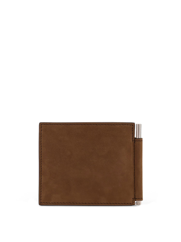 Tom Ford Wallets Olivebrown Suede