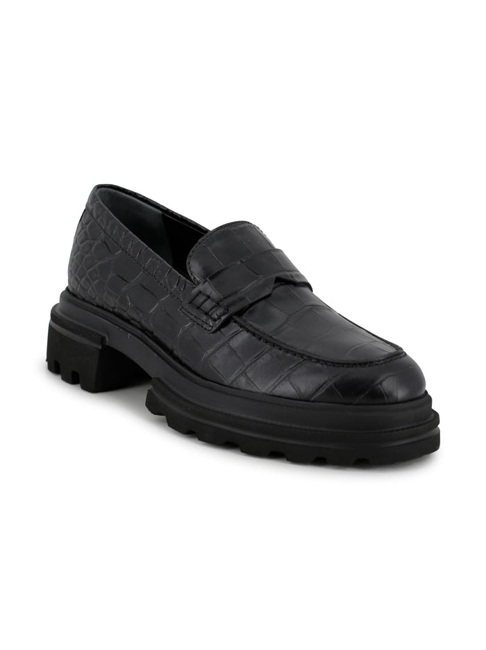 Hogan Flat Shoes Nero Pelle