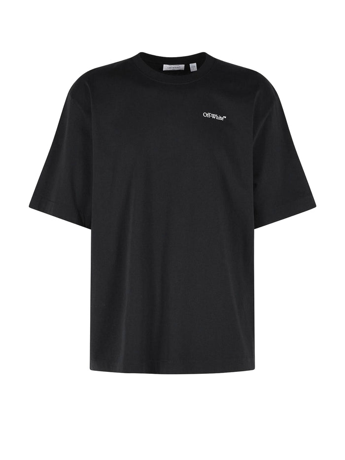 Off White T-shirts and Polos Black Cotone