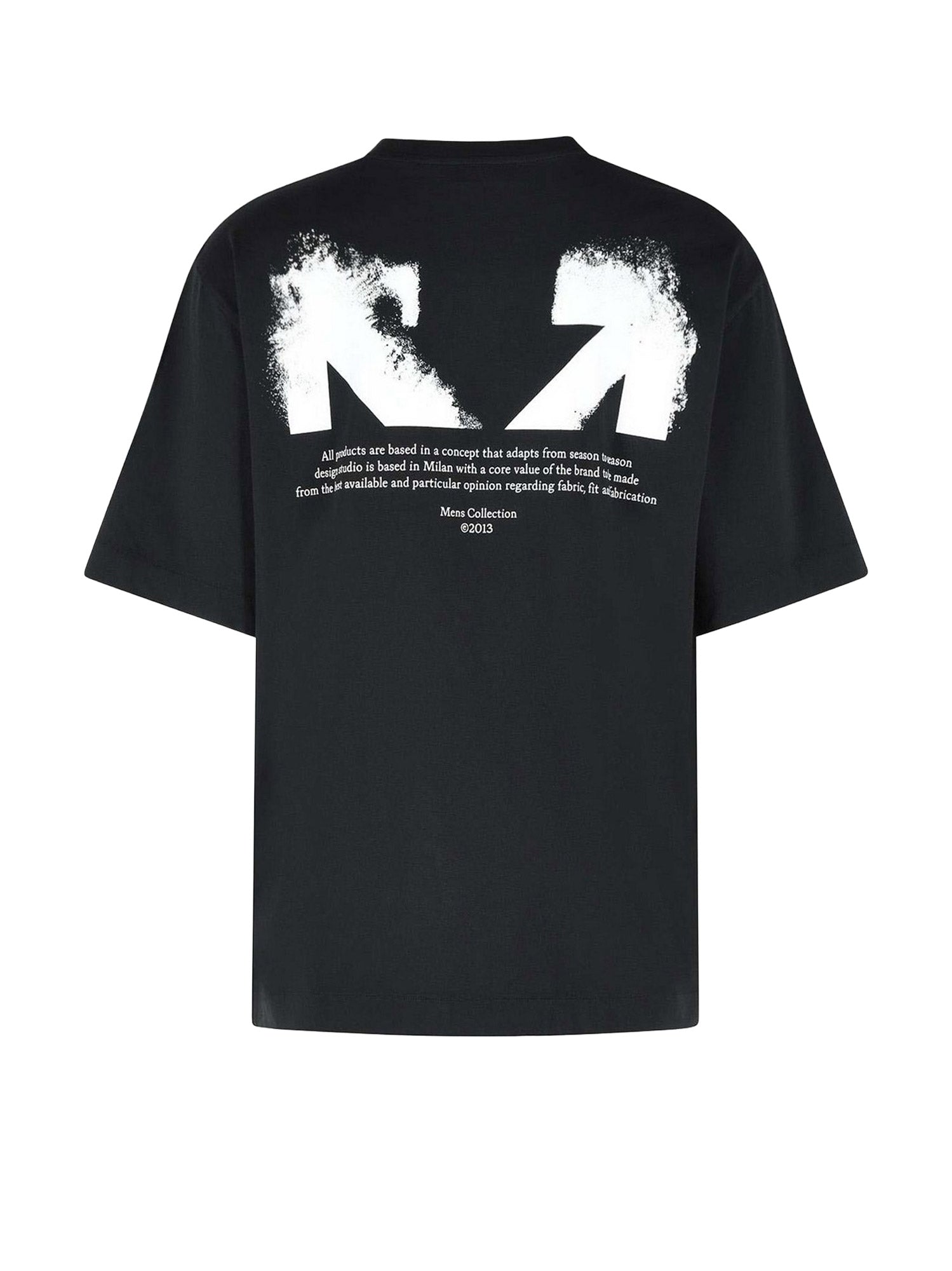 Off White T-shirts and Polos Black Cotone