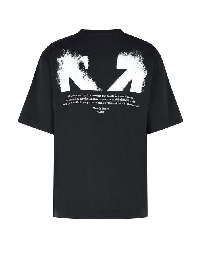 Off White T-shirts and Polos Black Cotone