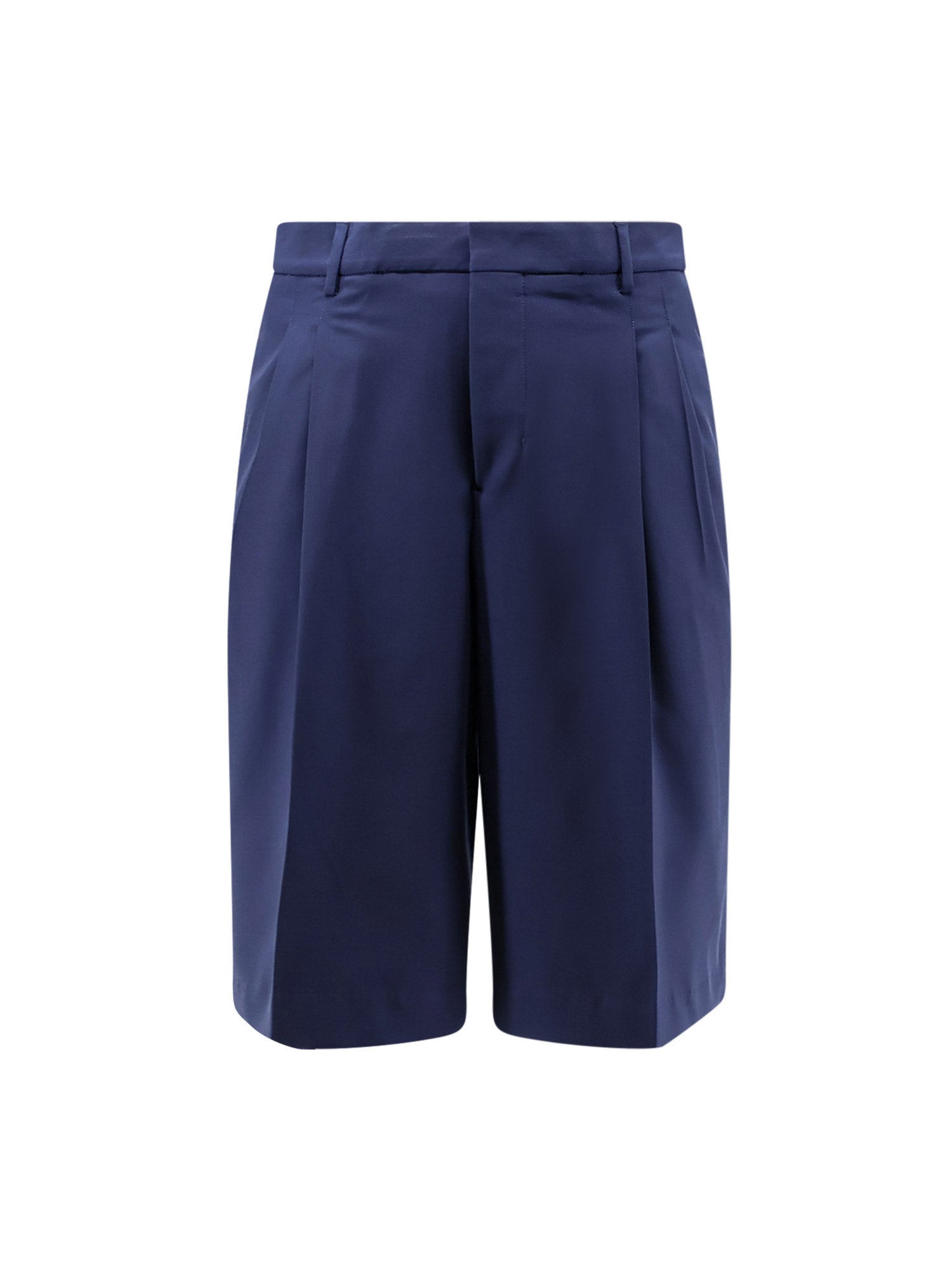 Ami Paris Shorts Encre Lana Vergine