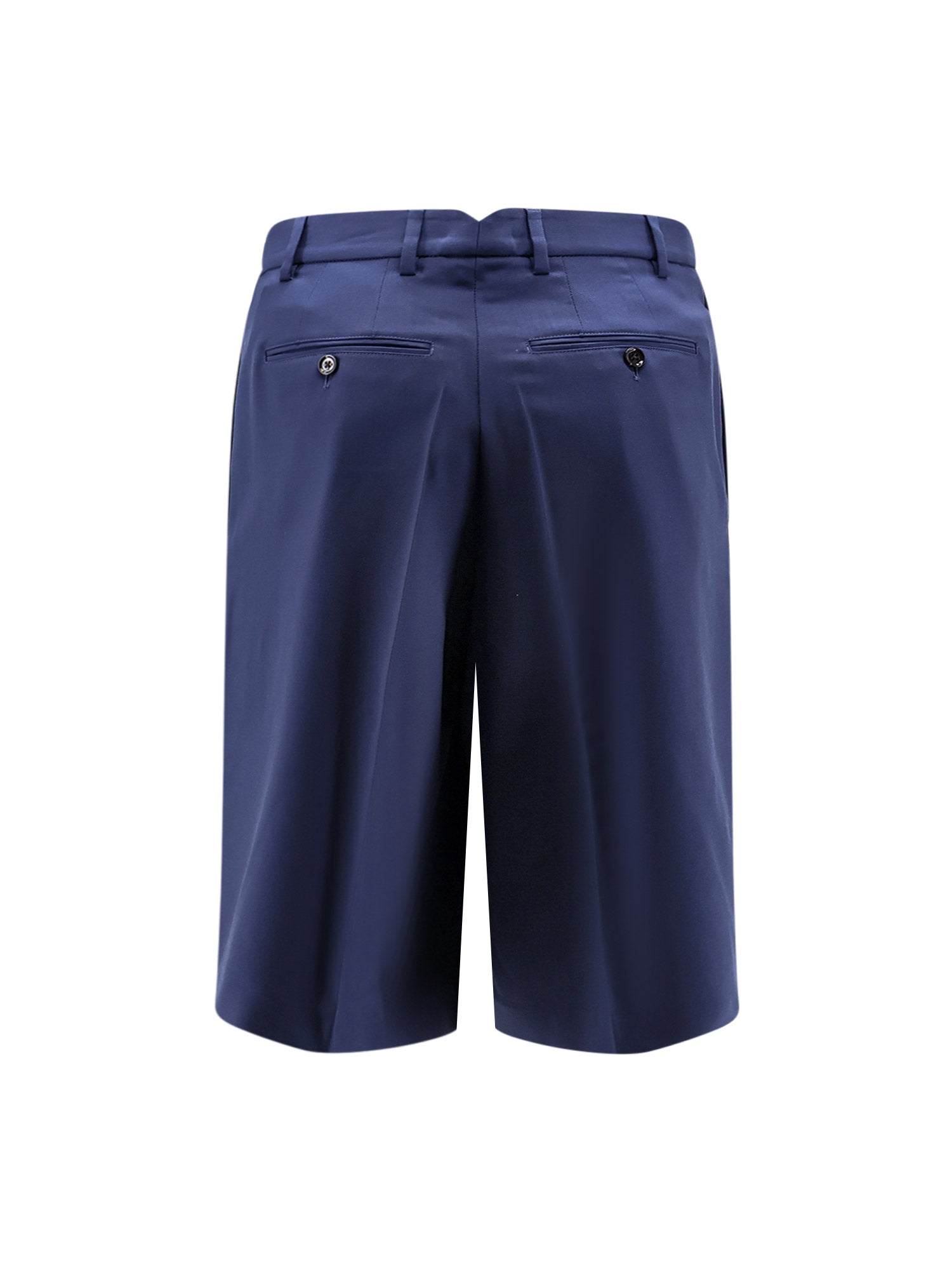 Ami Paris Shorts Encre Lana Vergine