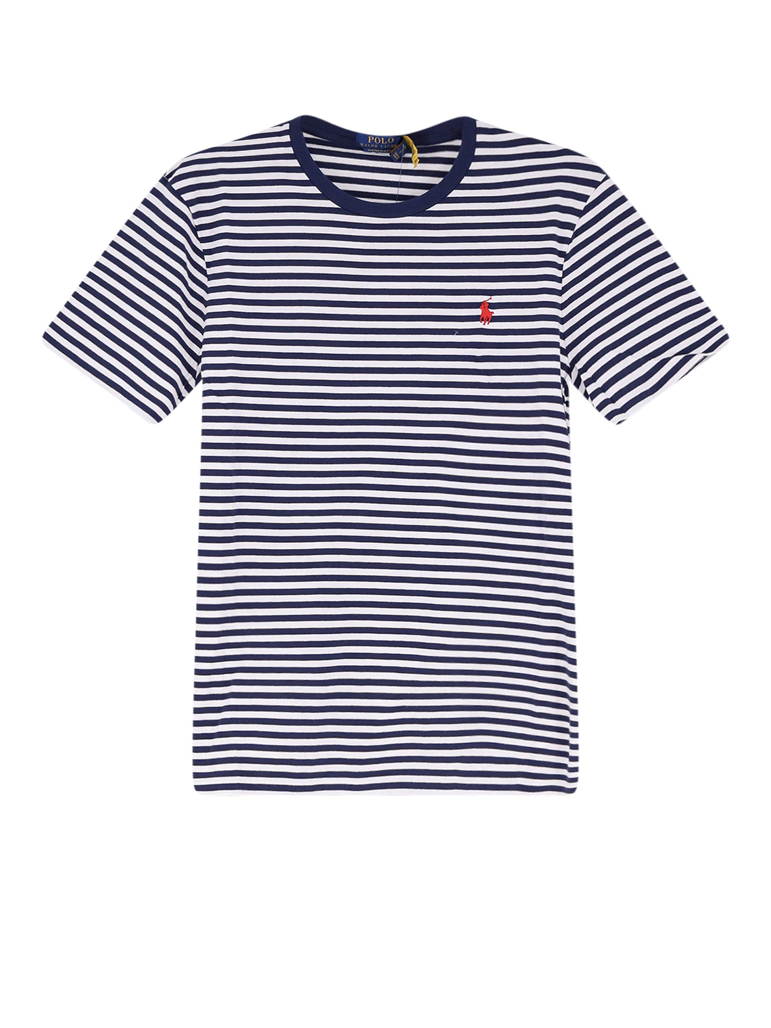 Polo Ralph Lauren T-shirts and Polos Newport Navy White Cotone