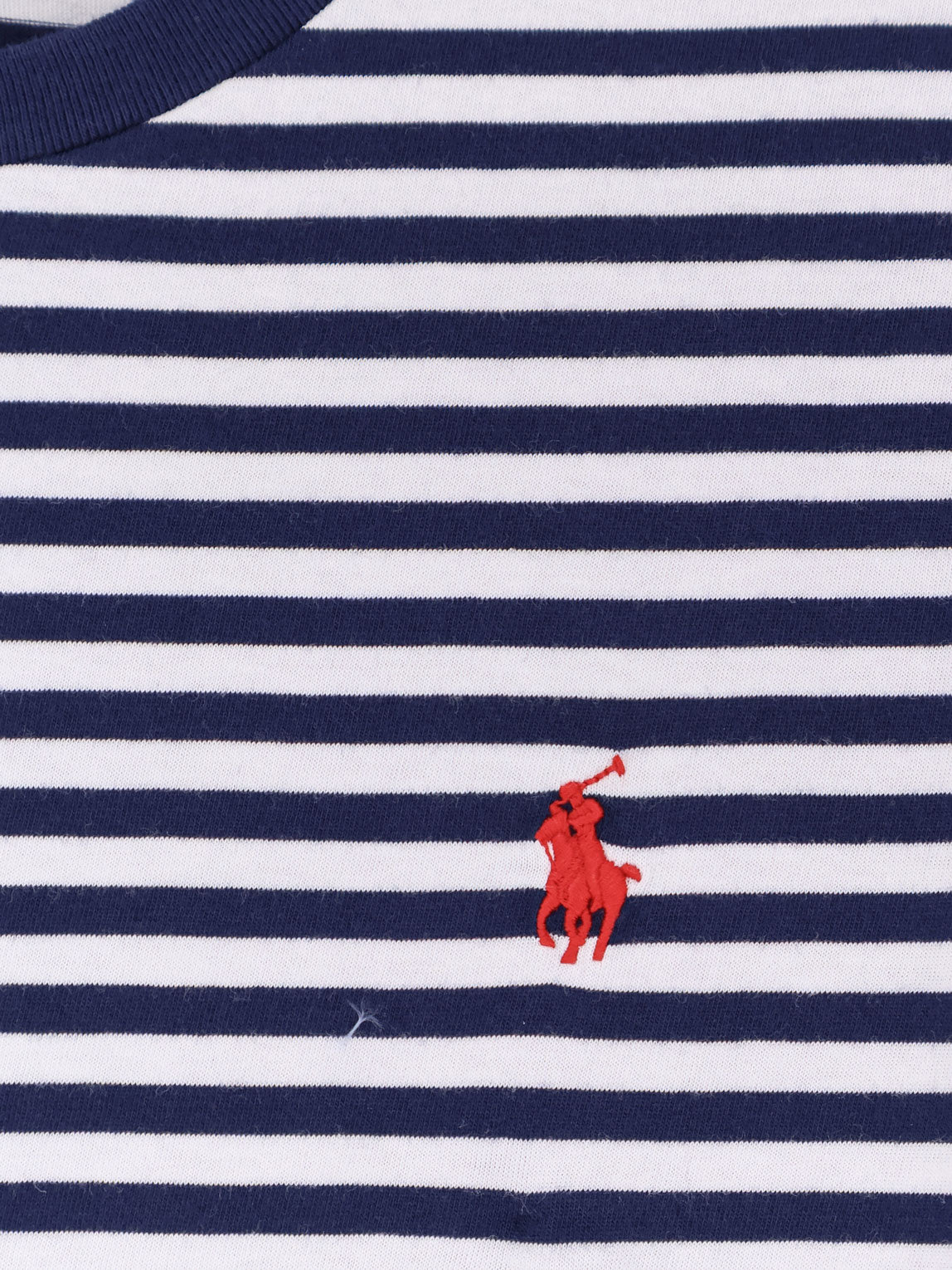Polo Ralph Lauren T-shirts and Polos Newport Navy White Cotone