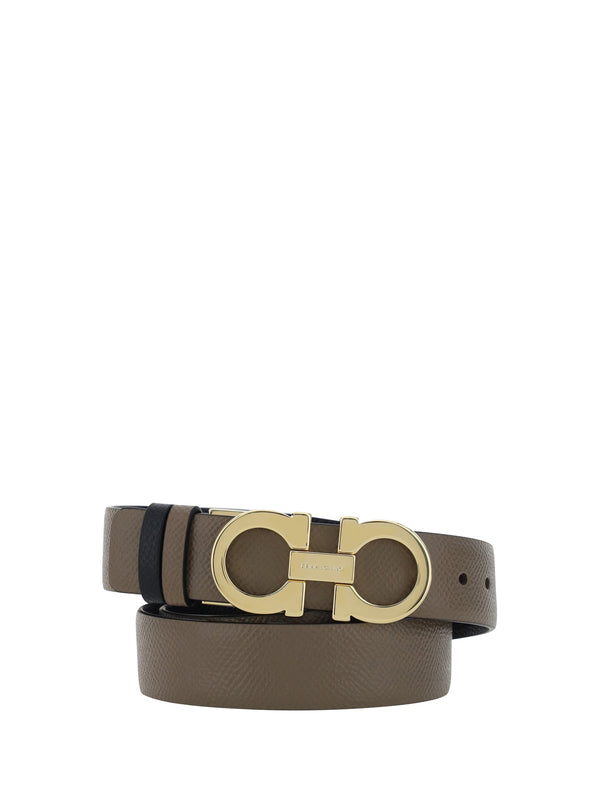 Reversible Leather Belt Oak/fawn/caraway Seed Calf