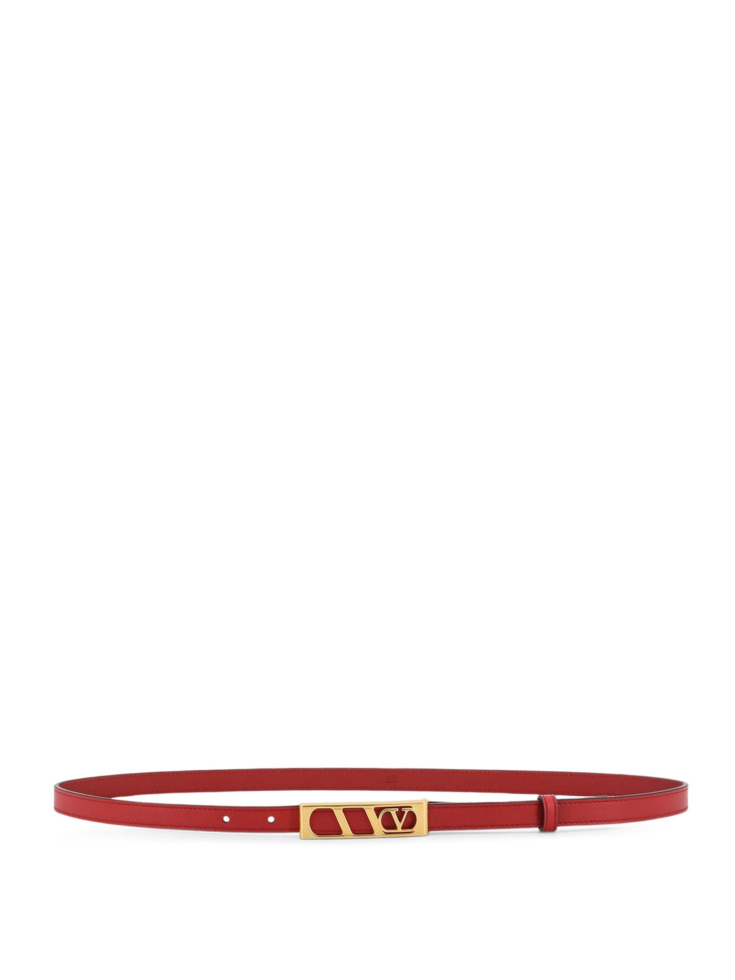 Valentino Garavani Belts Rosso V Pelle