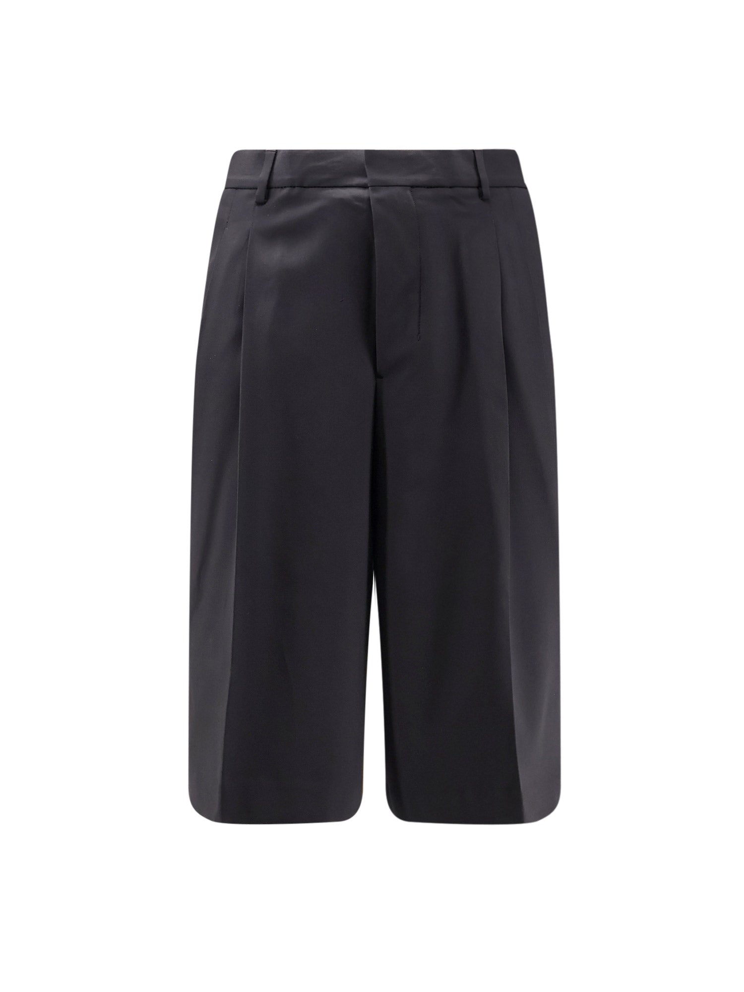 Ami Paris Shorts Black Lana Vergine