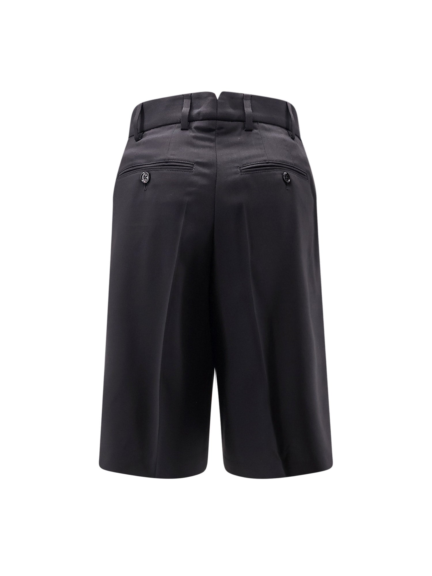 Ami Paris Shorts Black Lana Vergine