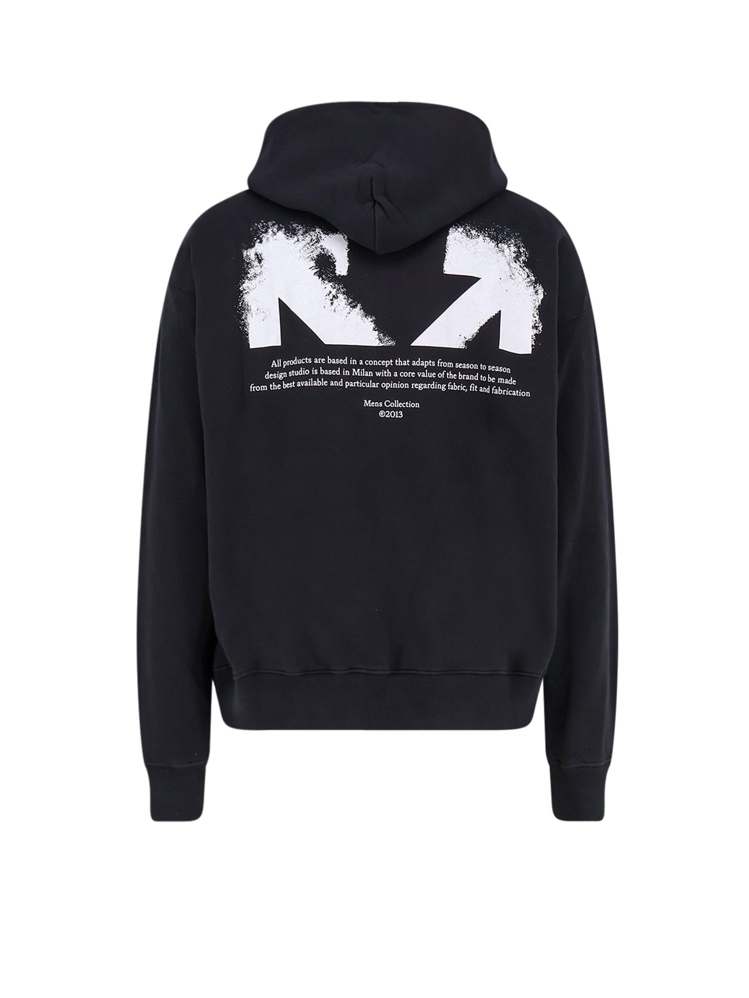 Off White Sweaters Black Cotone
