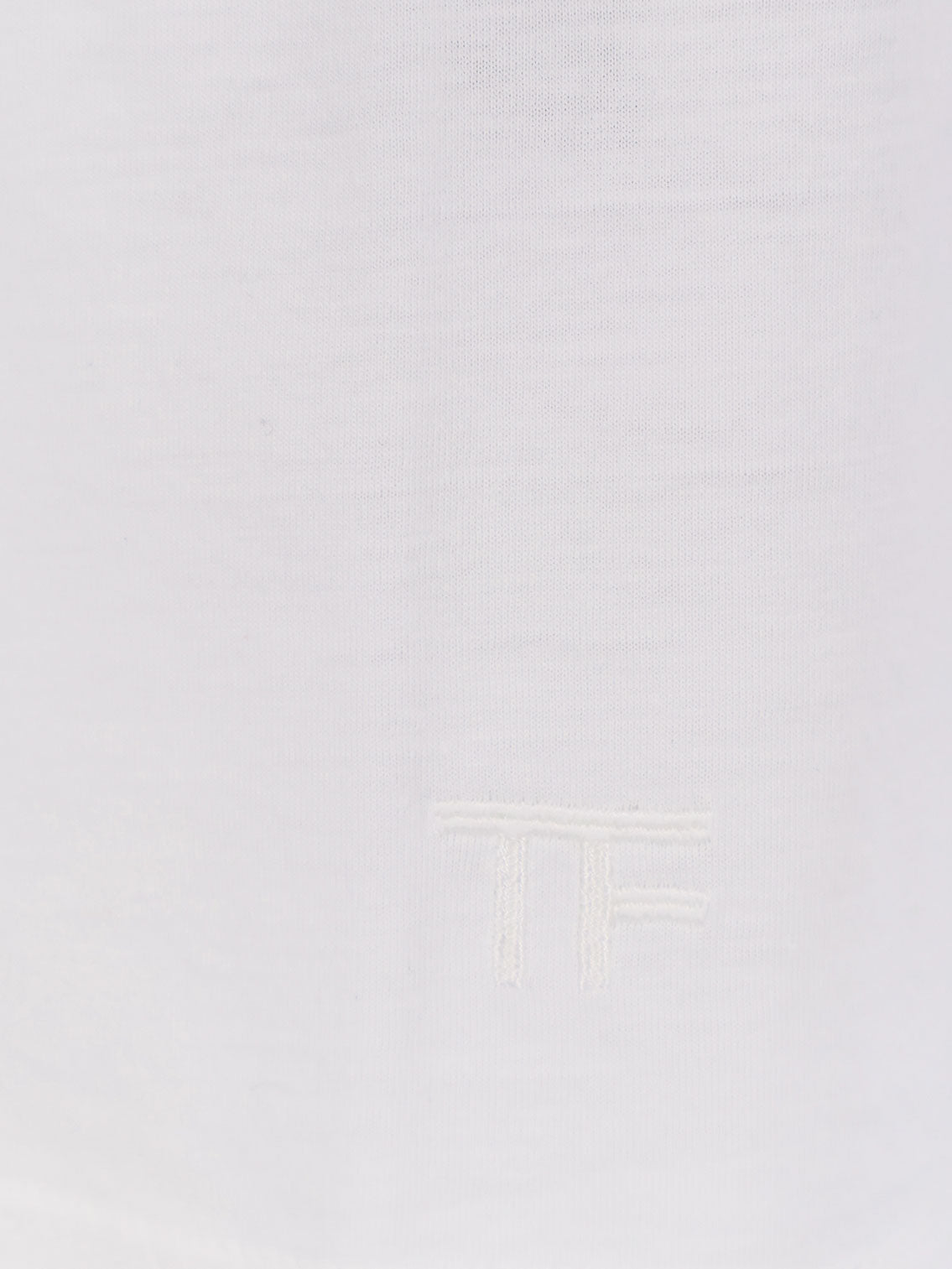 Tom Ford T-shirts and Polos Optical White Cotone Seta