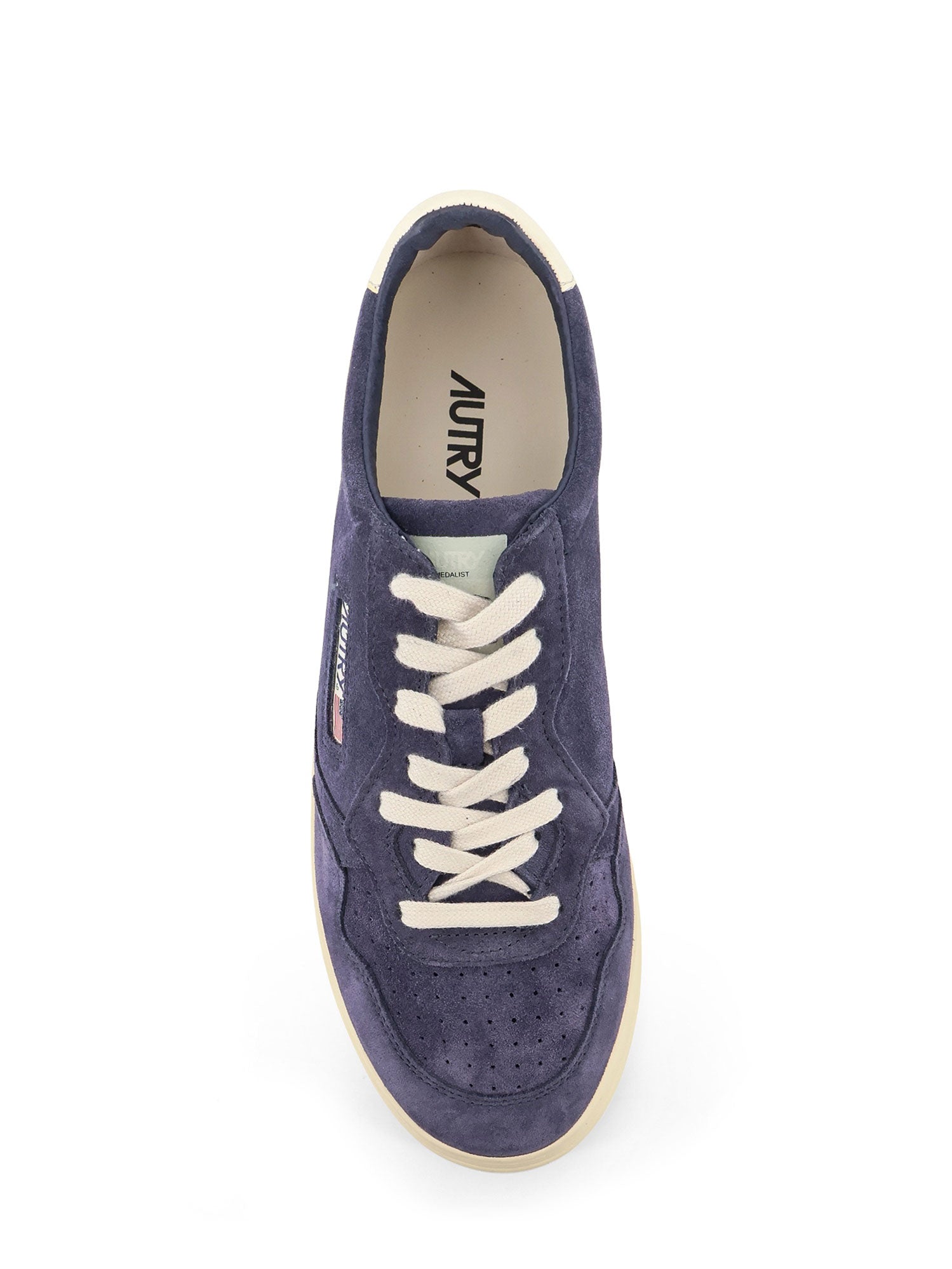 AUTRY Sneakers Blu Bianco Suede