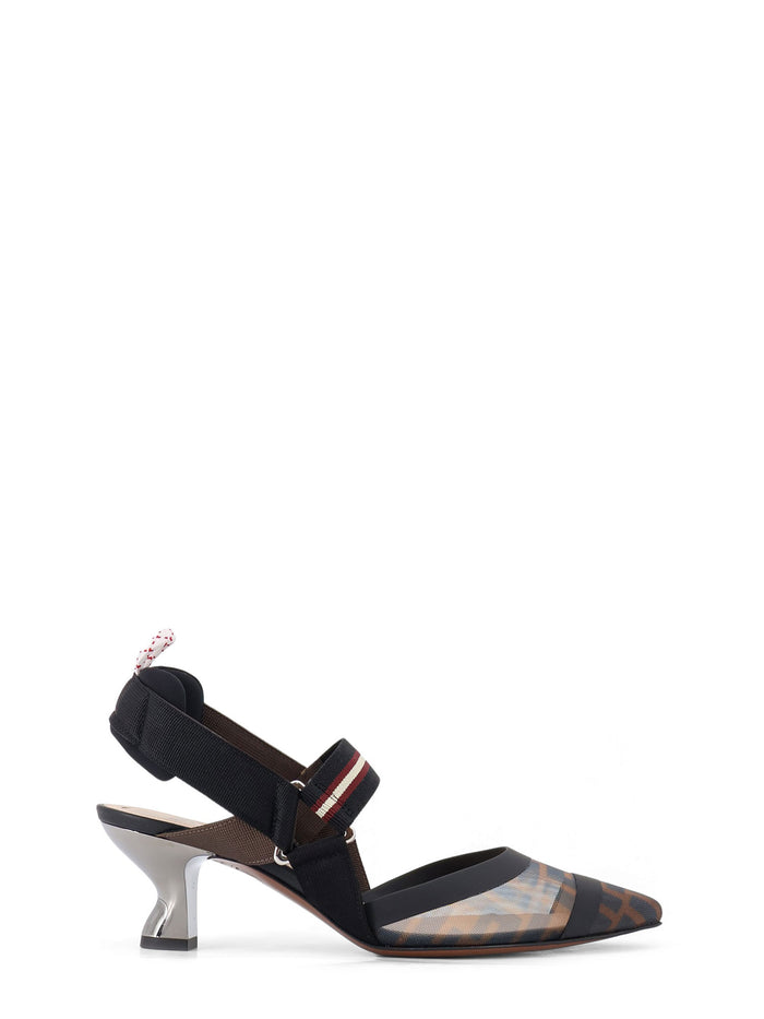 Fendi With Heel Tab M N Bd Cr Ne Mil Nylon