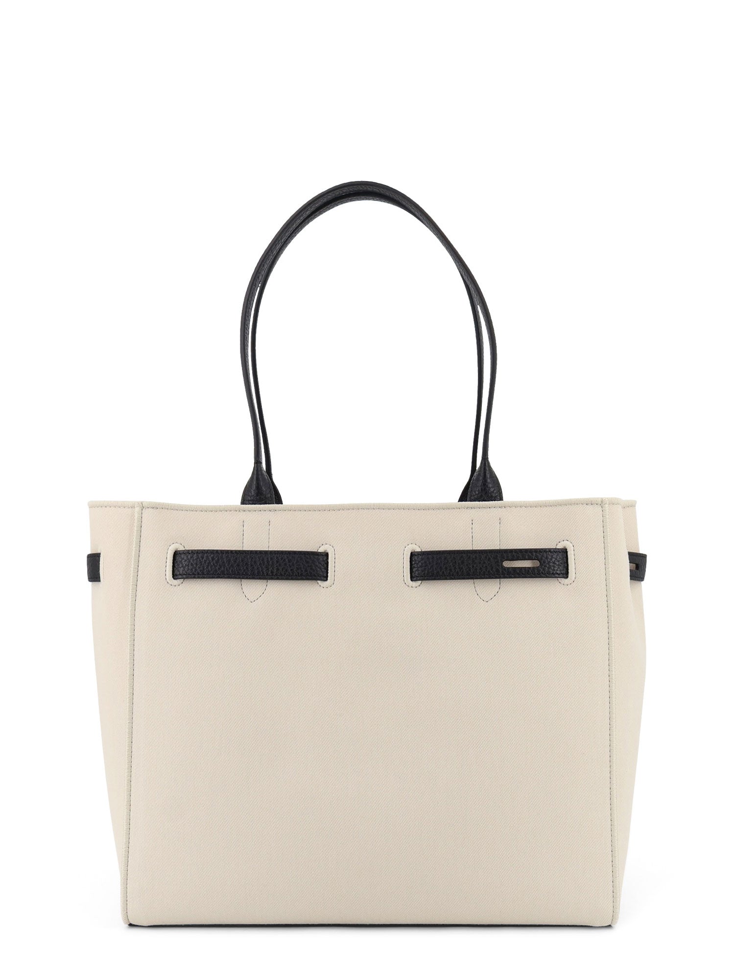 Tom Ford Bags Ecrublack Canvas/pelle