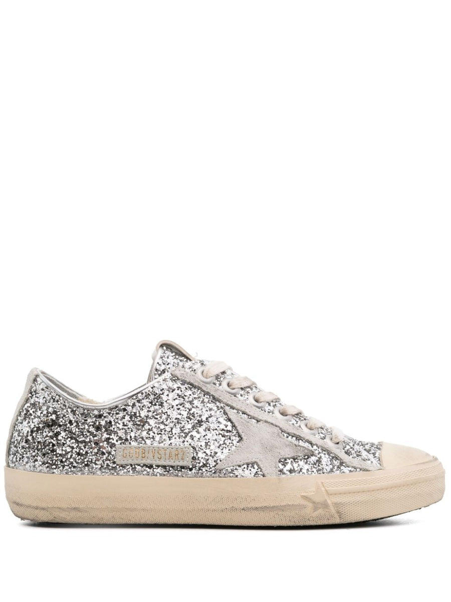 Golden Goose Cotton 25% sneaker in silver