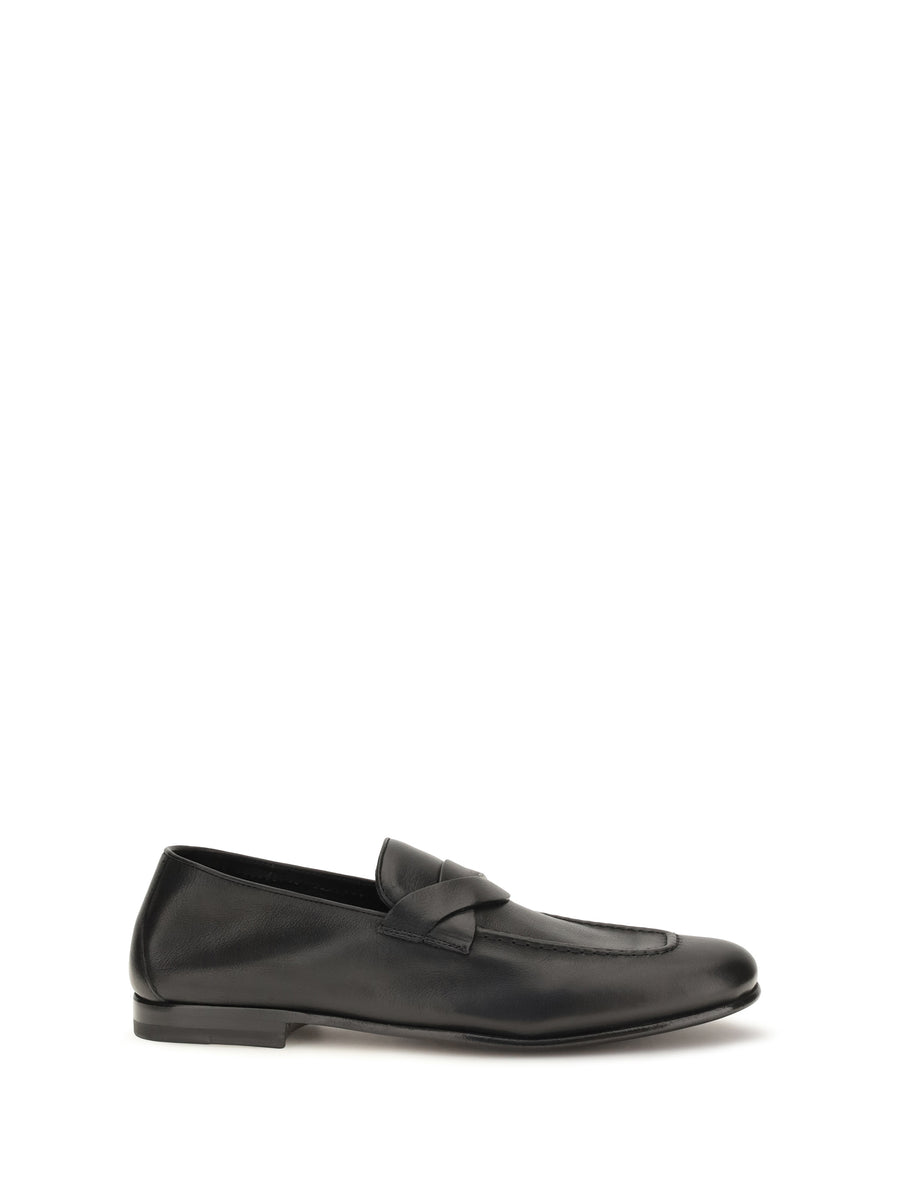 Tom Ford 100% calf leather Bos taurus loafer in black