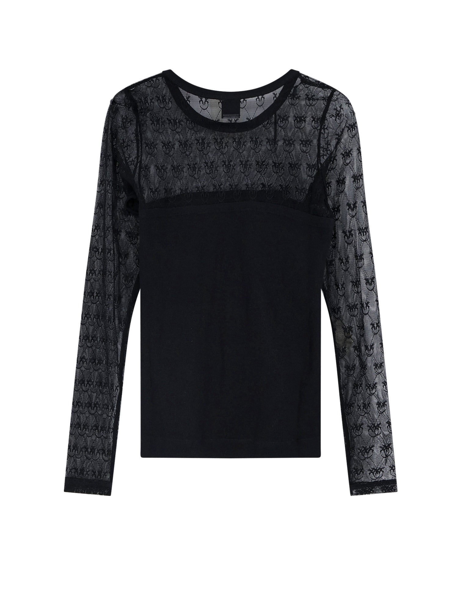 Pinko Sweaters Black Cotone