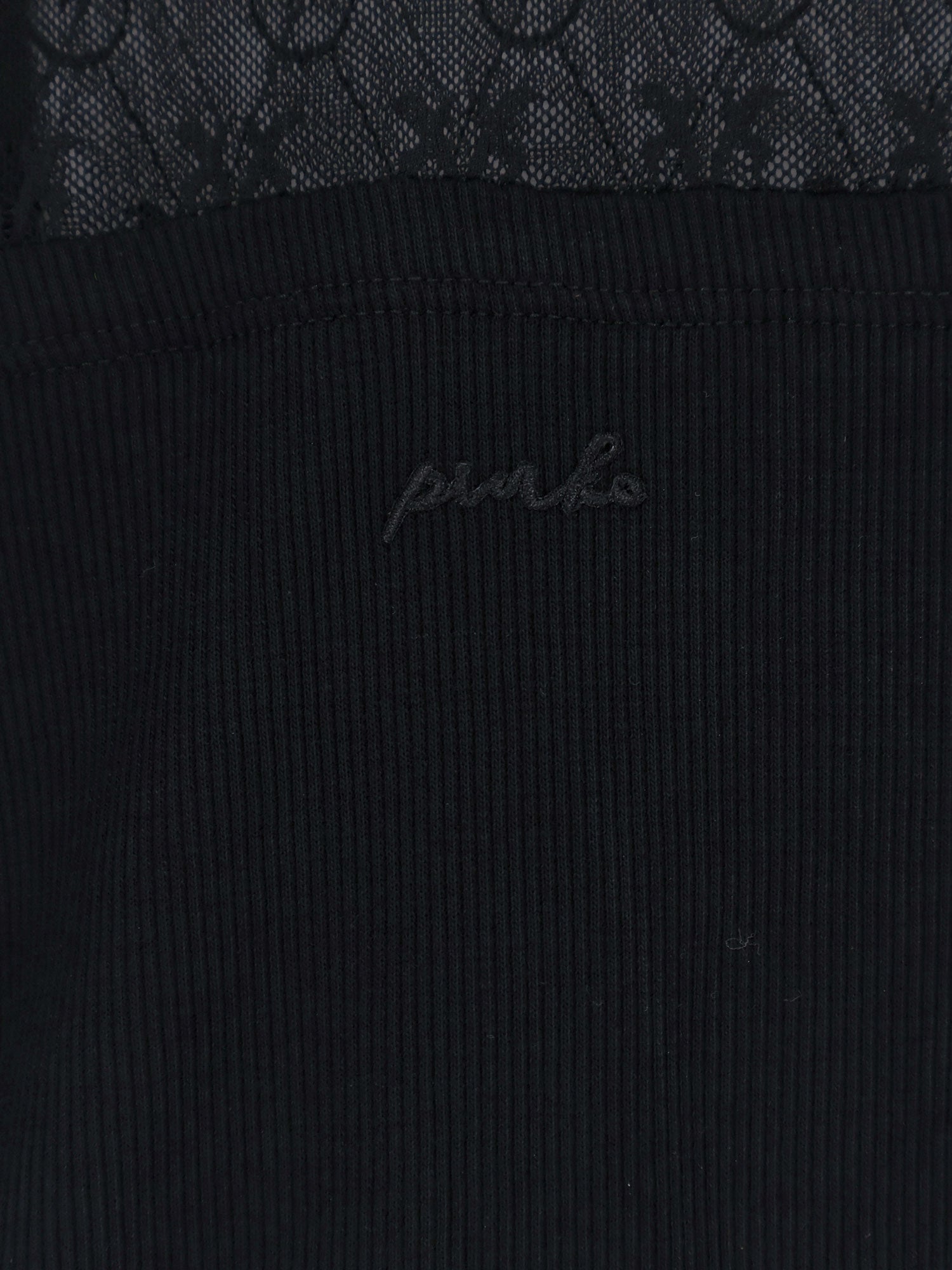 Pinko Sweaters Black Cotone