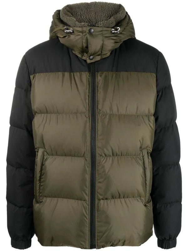 Yves Salomon Exterior: Sheepskin 100% down jacket in sage