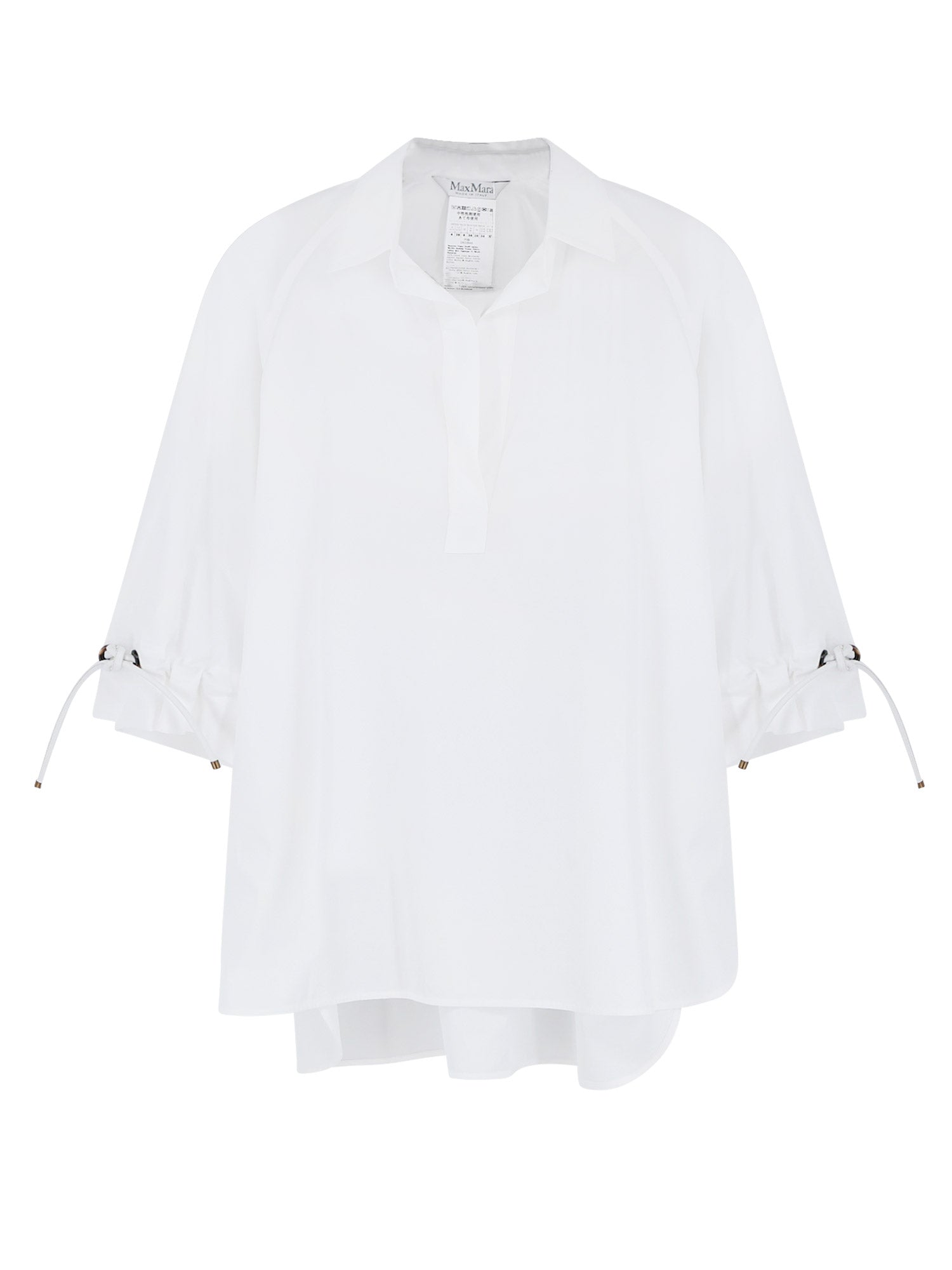 Max Mara Shirts White Cotone