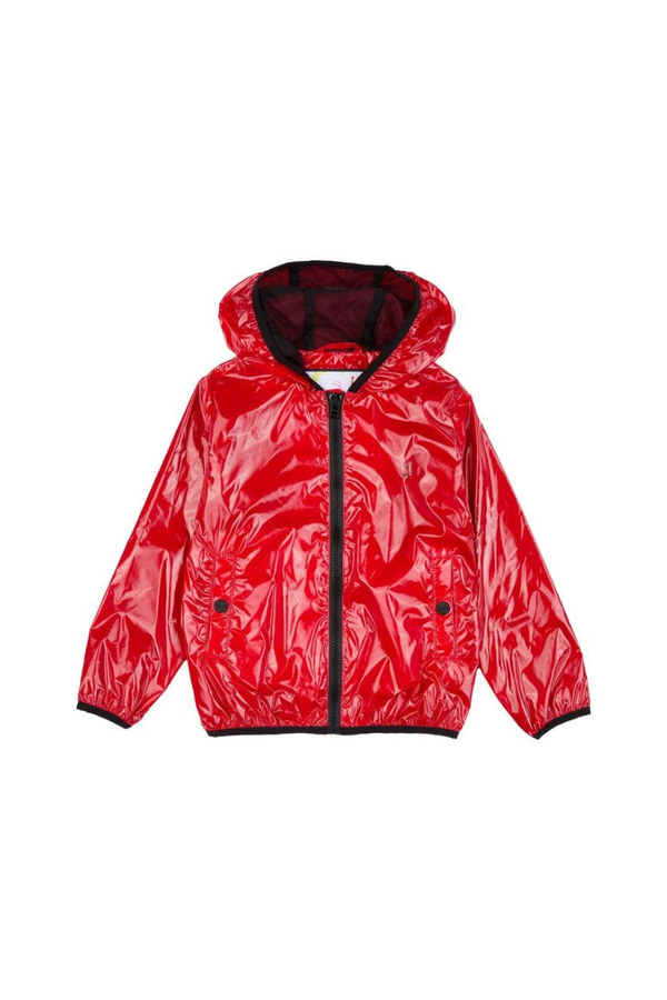 Herno 100% PA (Polyamide/Nylon) down jacket in red
