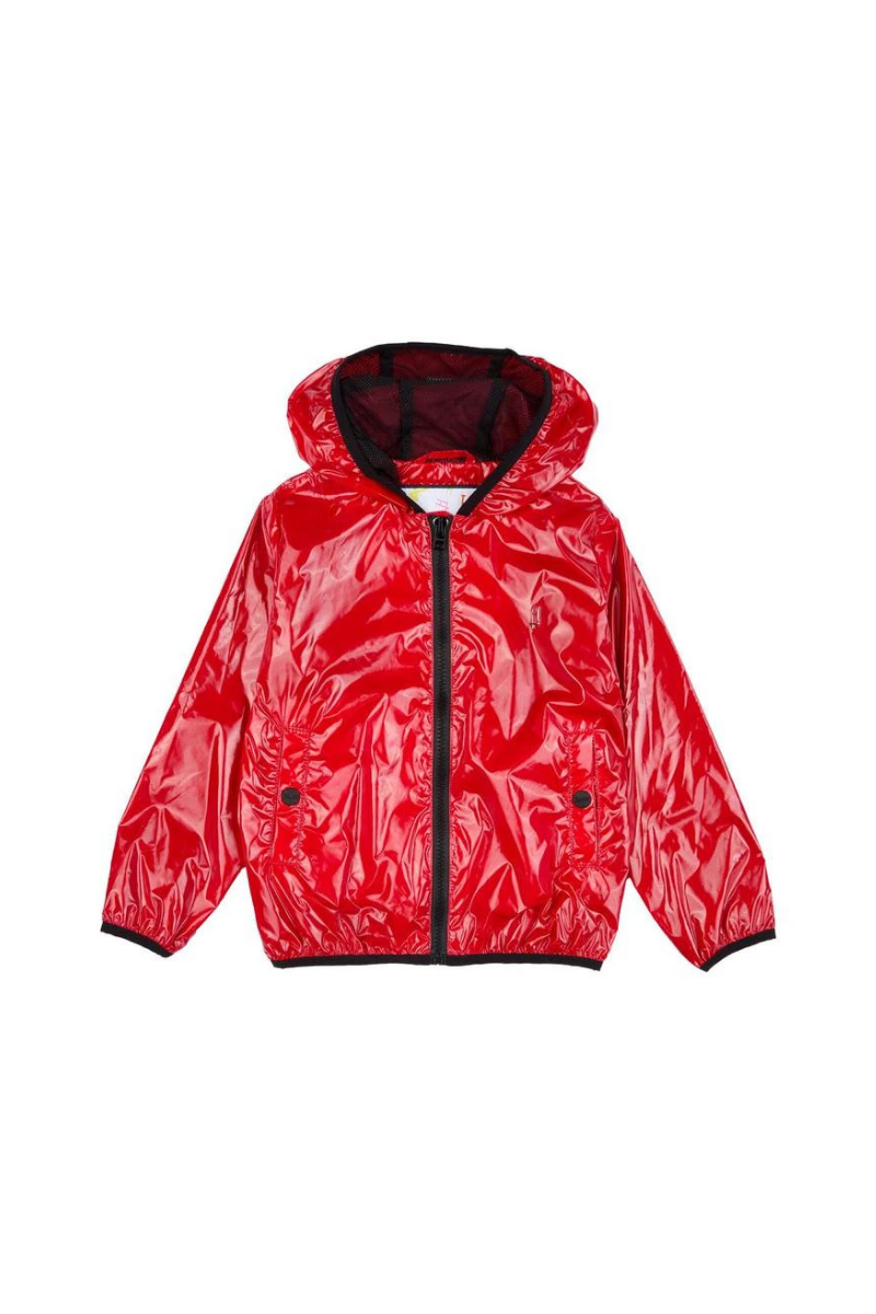 Herno 100% PA (Polyamide/Nylon) down jacket in red