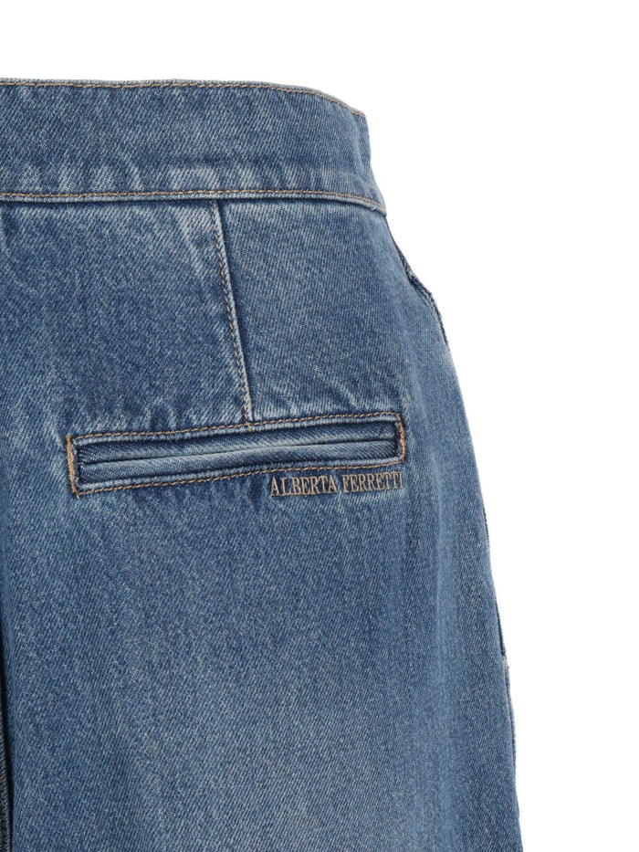 Pants Blue Cotton