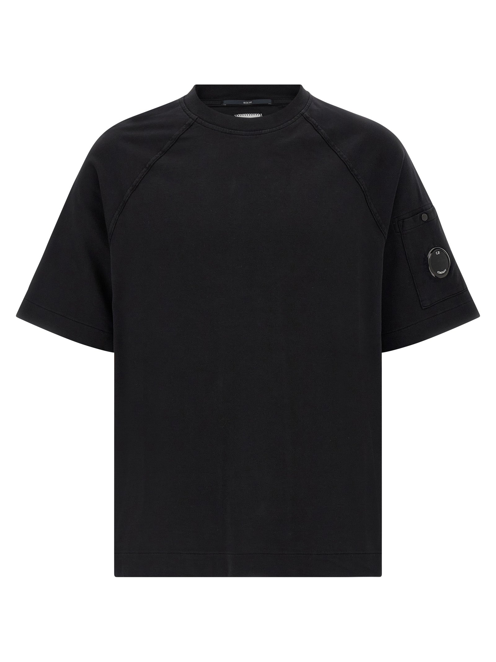 Fleece Sweatshirt Black Cotton