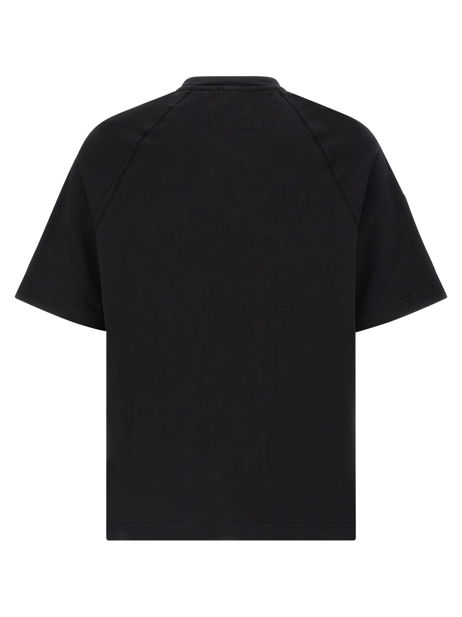 Fleece Sweatshirt Black Cotton