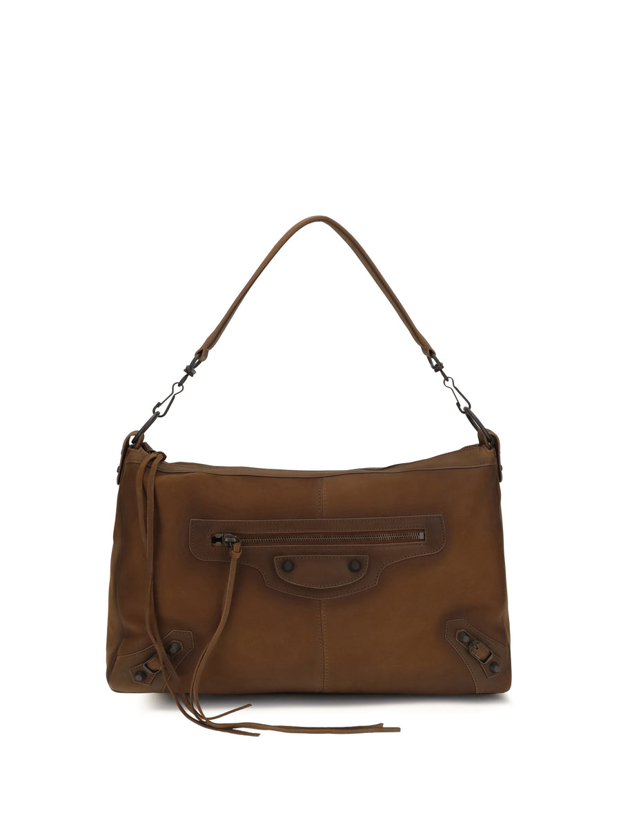 Medium Le City Shoulder Bag Caramel Lambskin