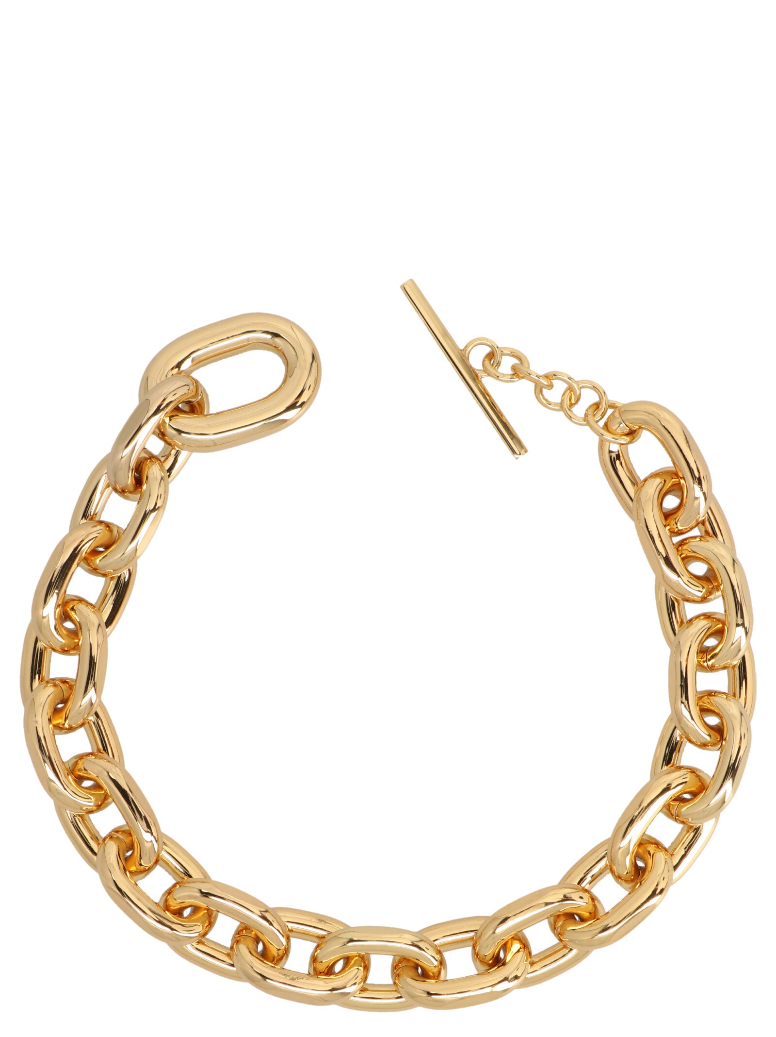 XL Link Neck bracelet Gold Brass Jewelry