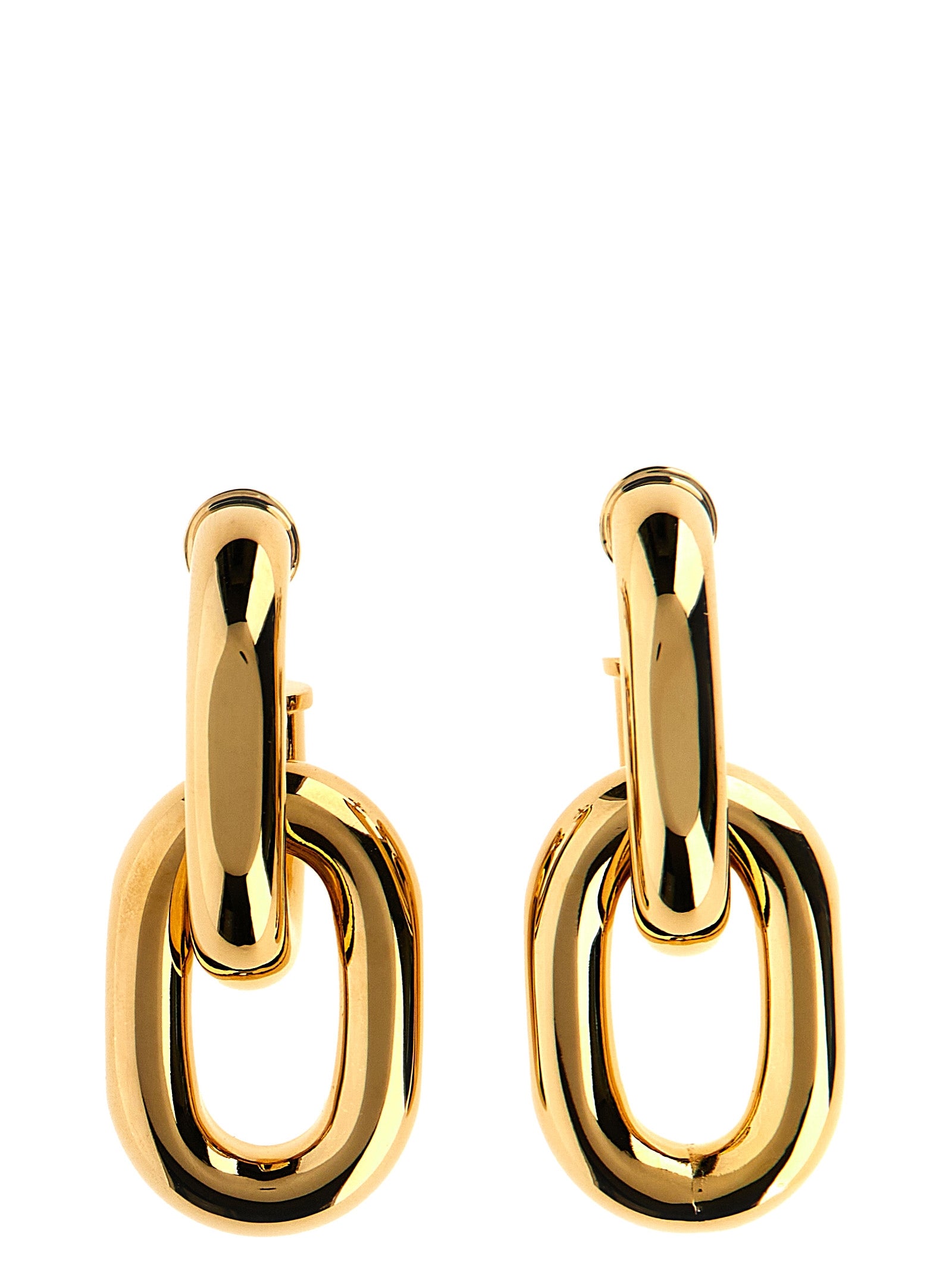 XL Link earrings Gold Brass Jewelry