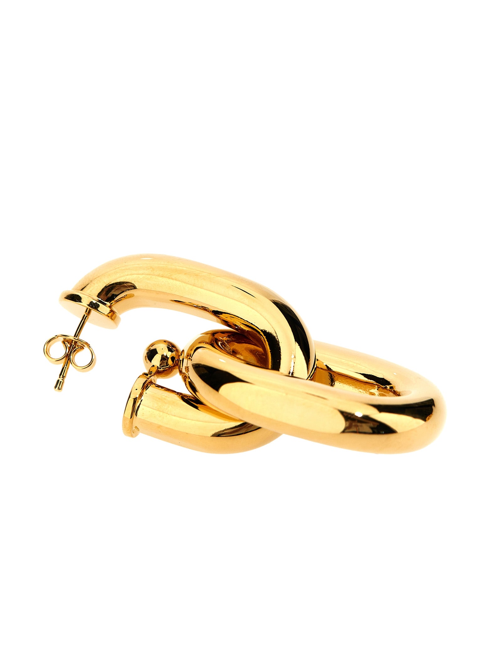 XL Link earrings Gold Brass Jewelry