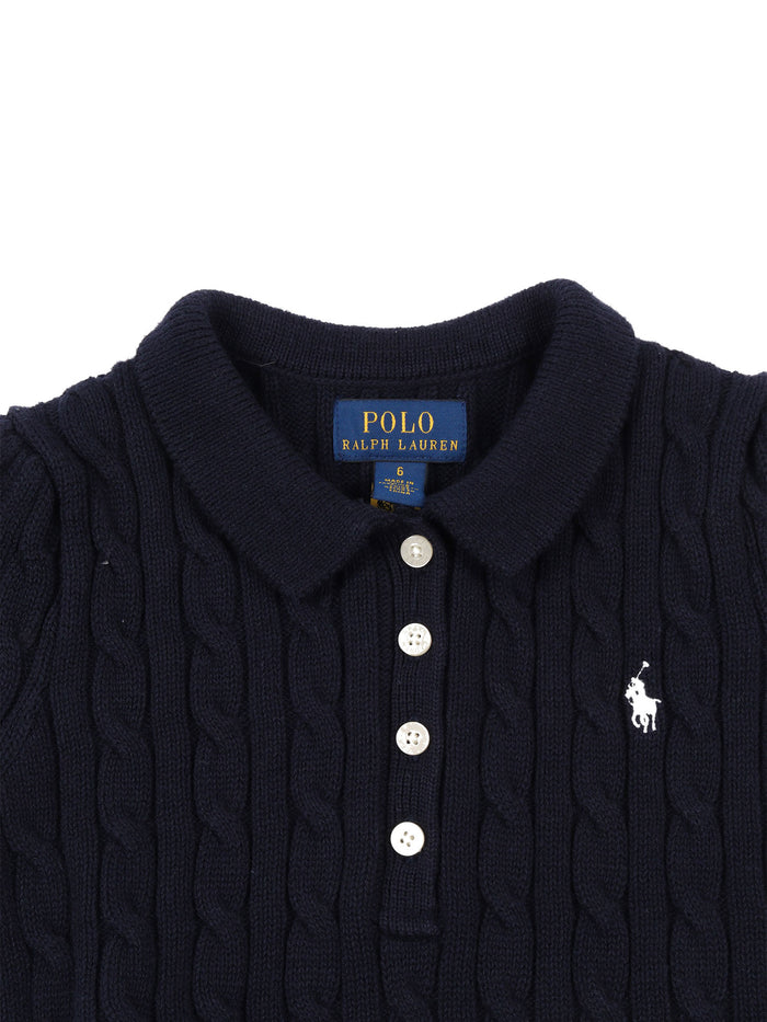 CLASSICCABLE-DRESSES-DAY DRESS Blue Cotton