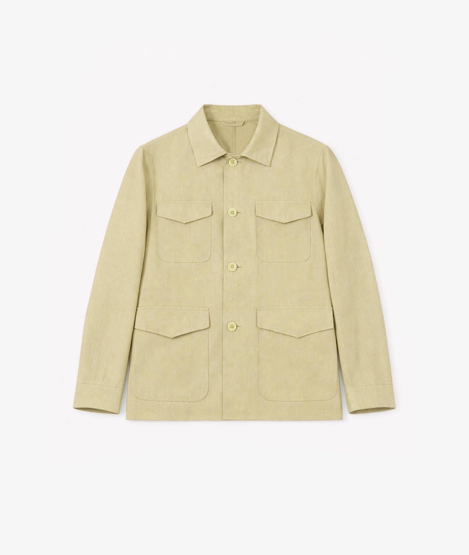 Havana Linen Safari Jacket Beige Saharian